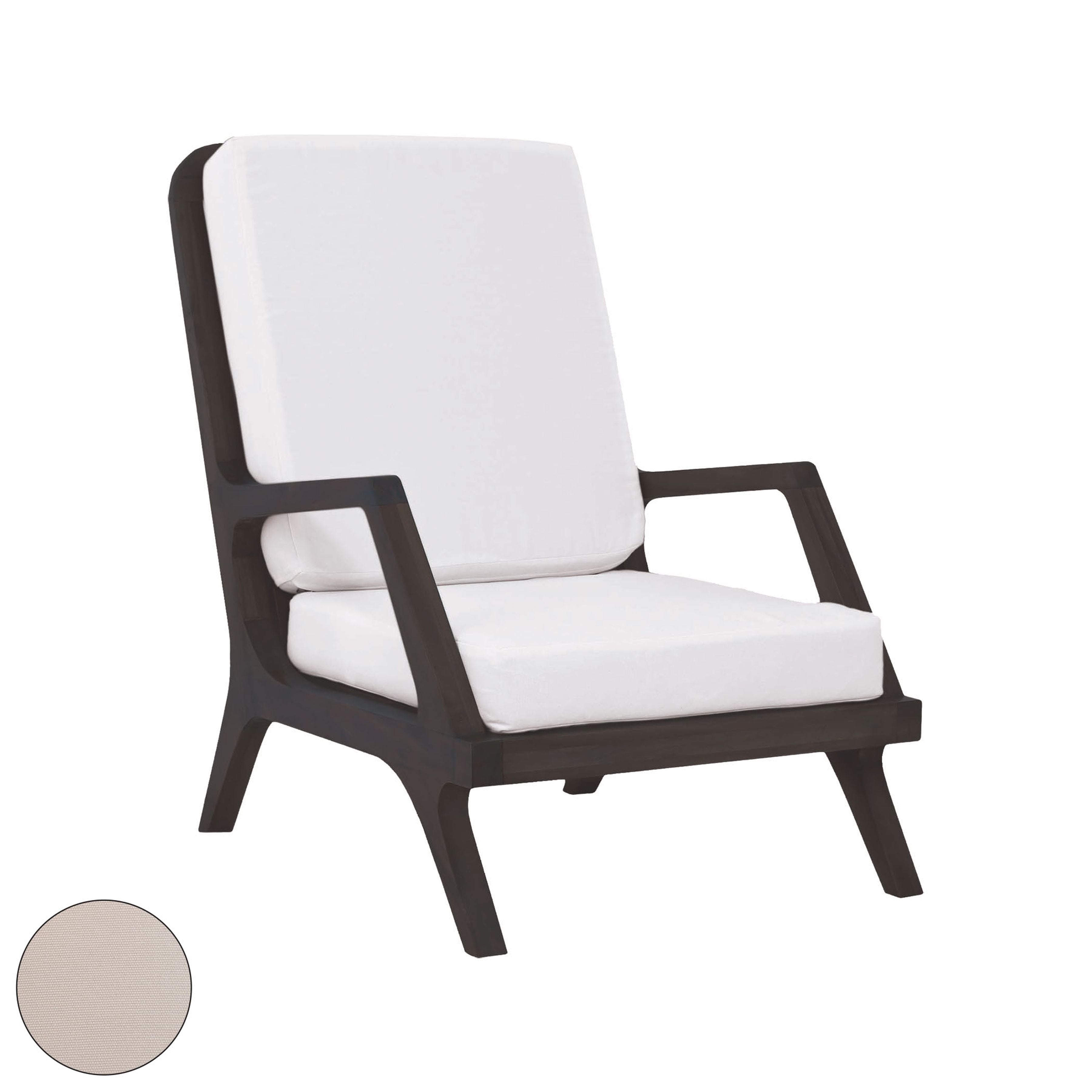 Chair Cushion - 24x24 Set of 2 Cream