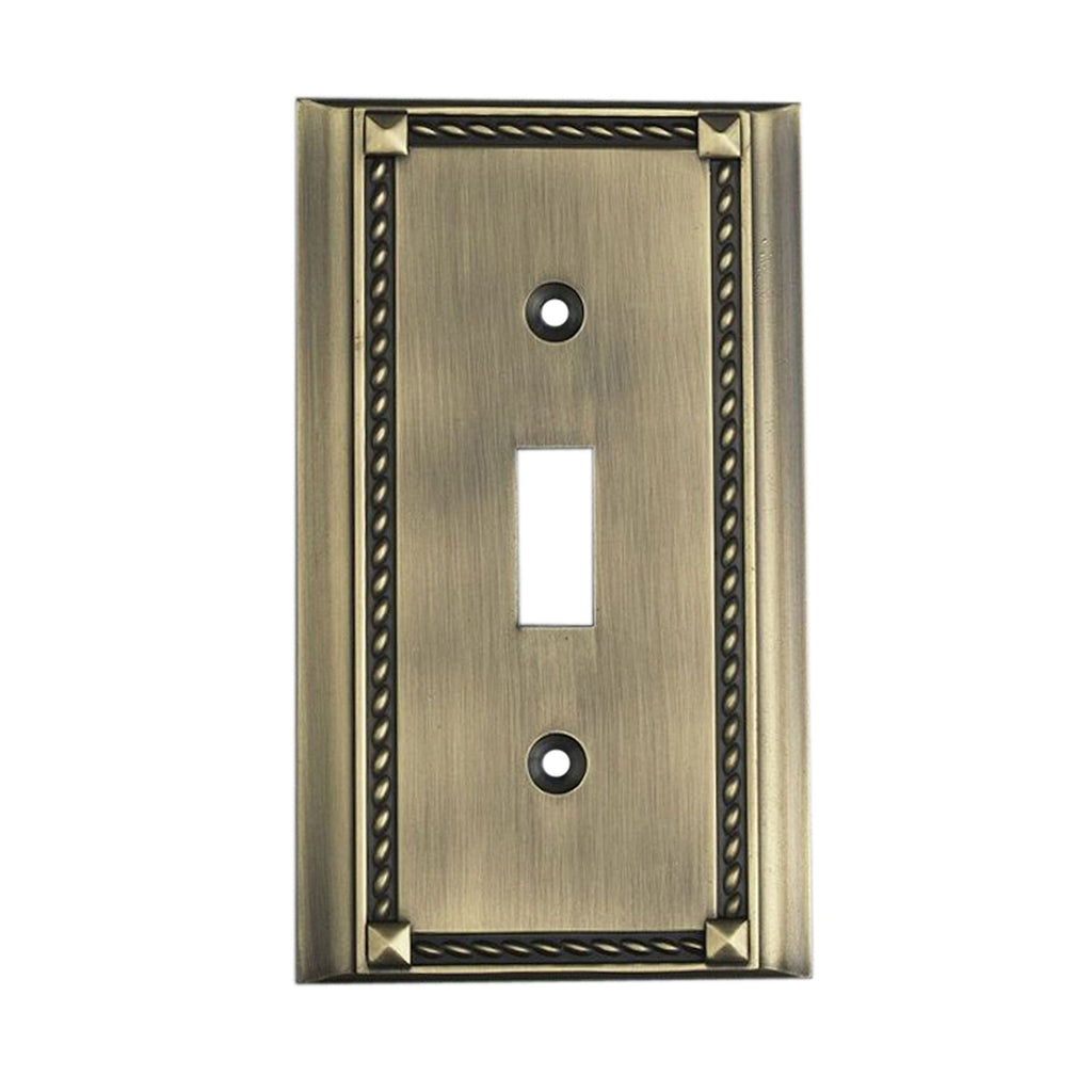 Clickplate in Antique Brass - Switch - Single