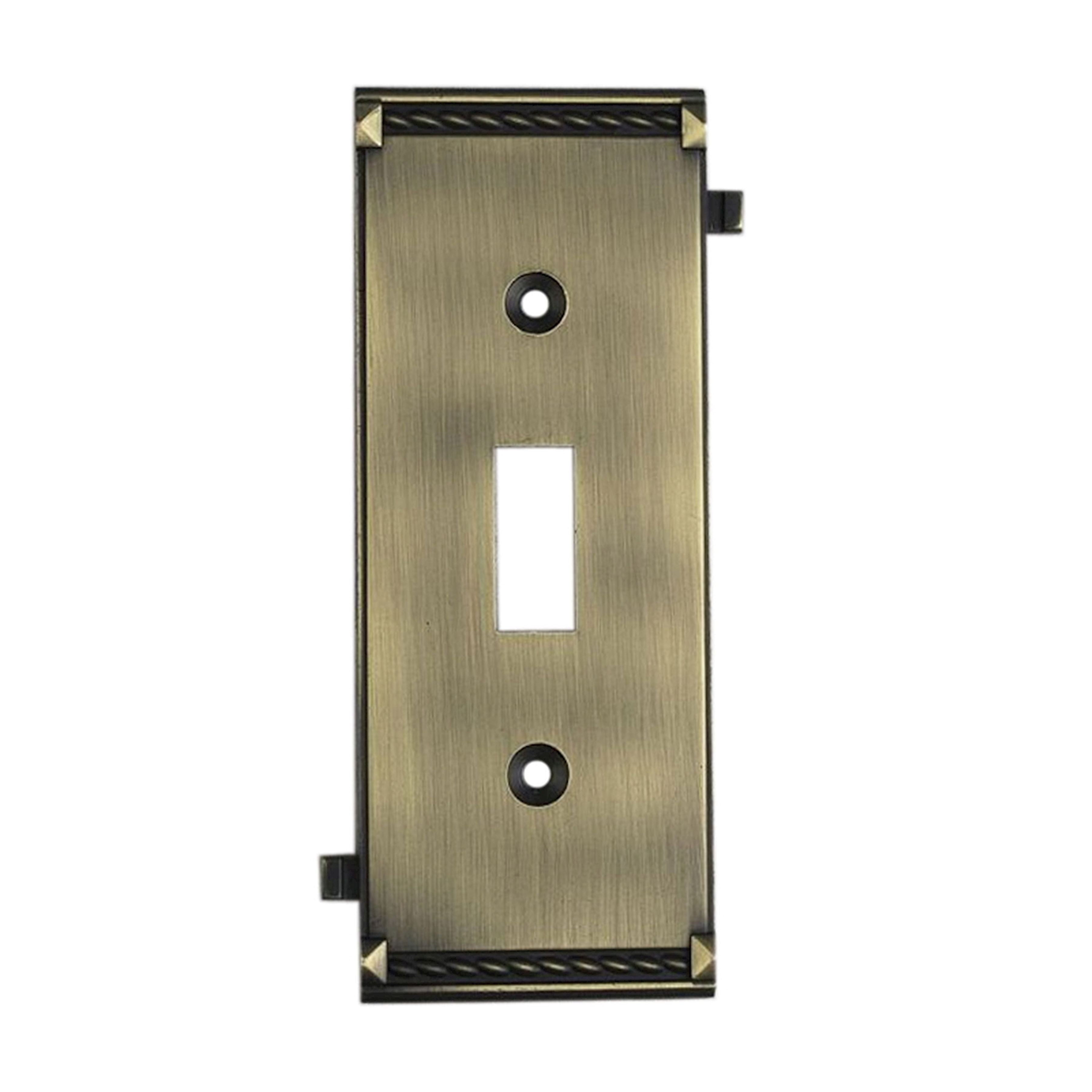 Clickplate in Antique Brass - Switch - Middle