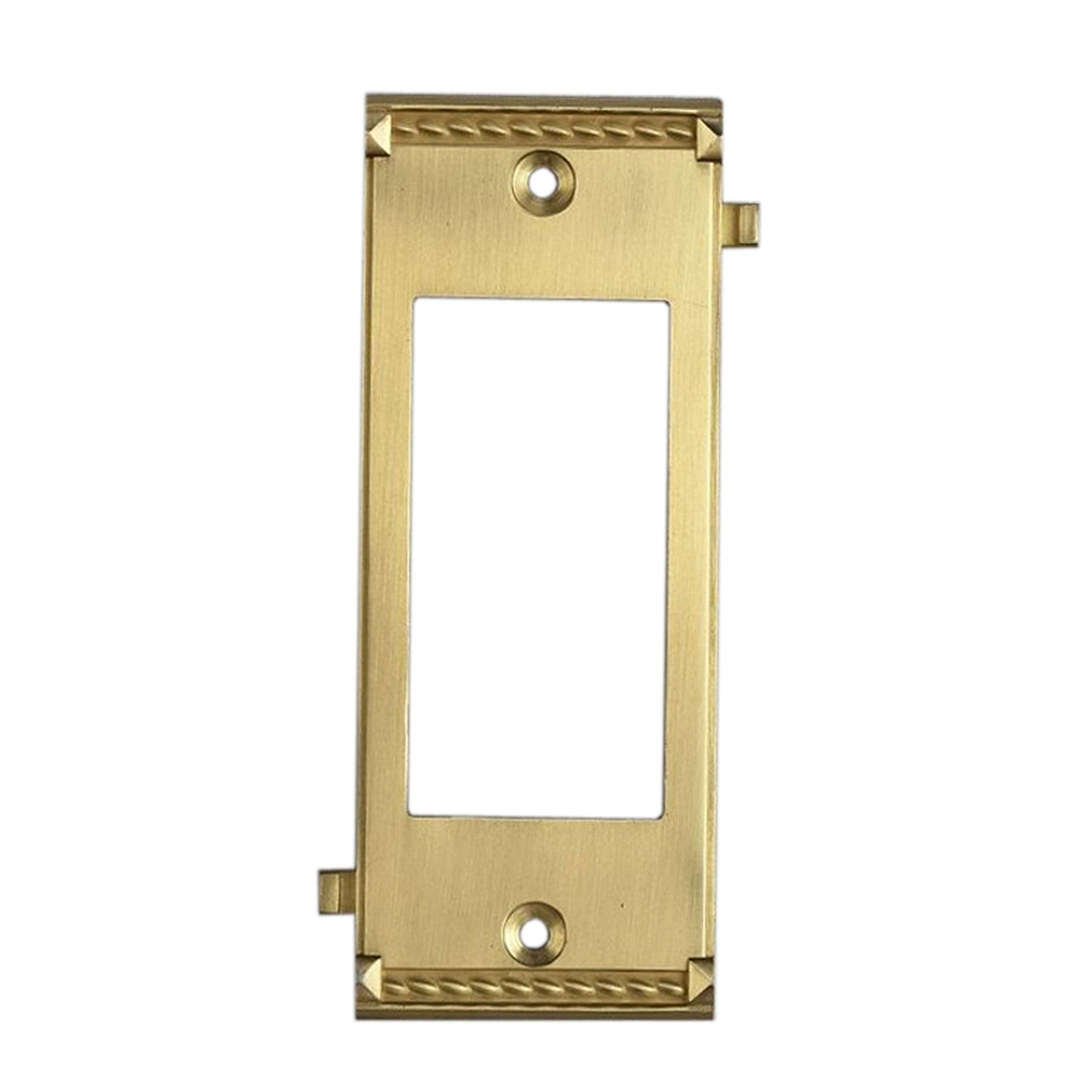 Clickplate in Brass - Paddle - Middle