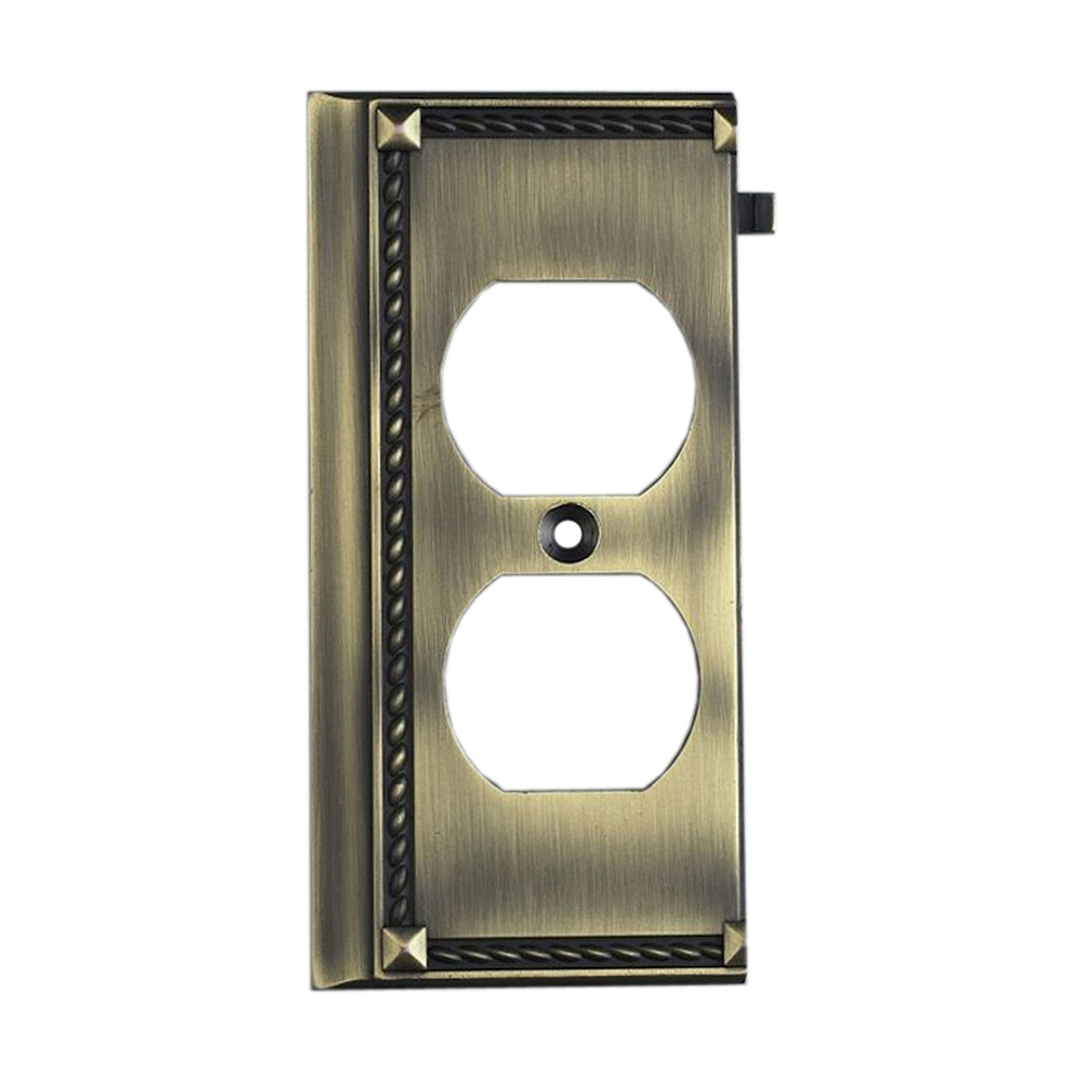 Clickplate in Antique Brass - Outlet - End