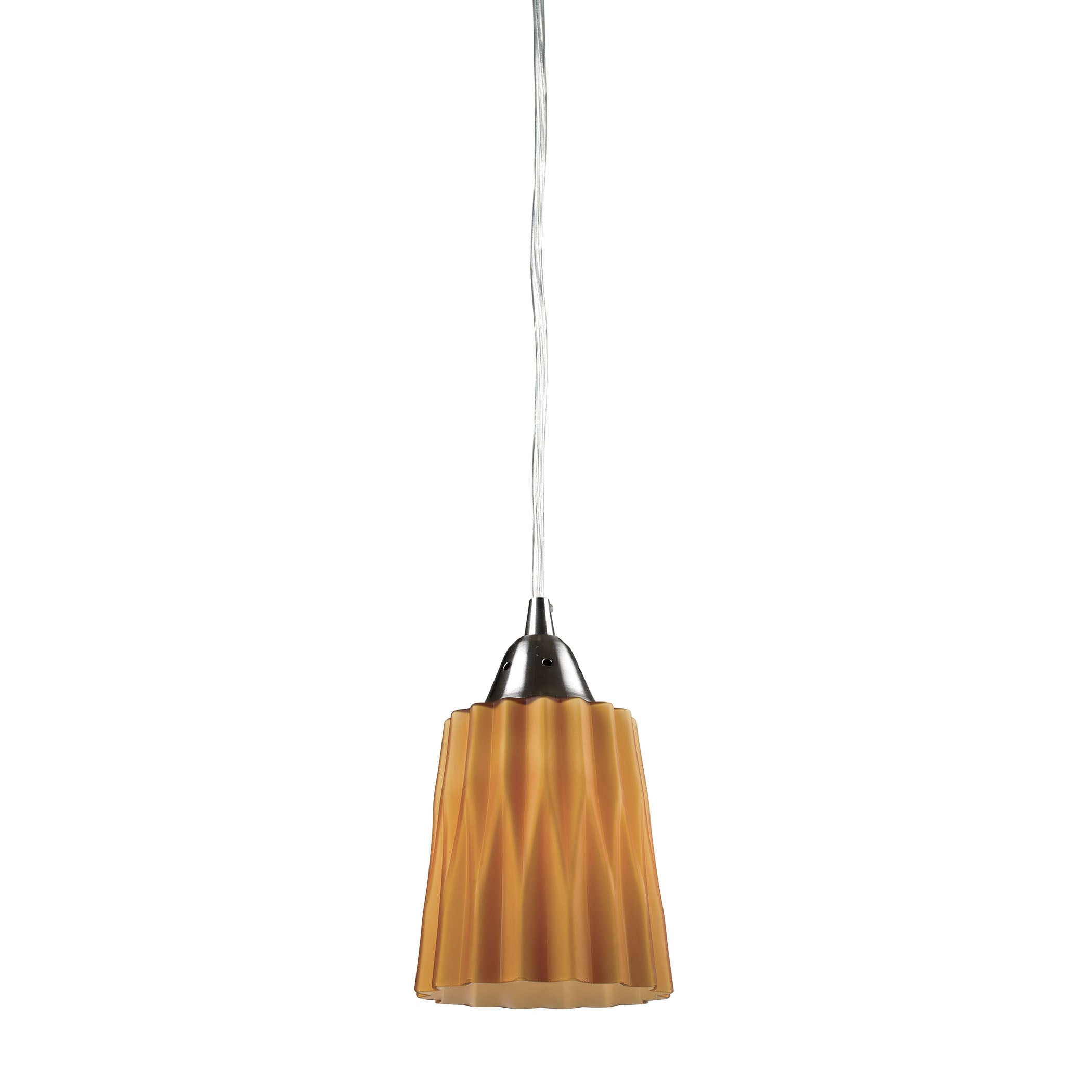 Angles 5'' Wide 1-Light Mini Pendant - Yellow