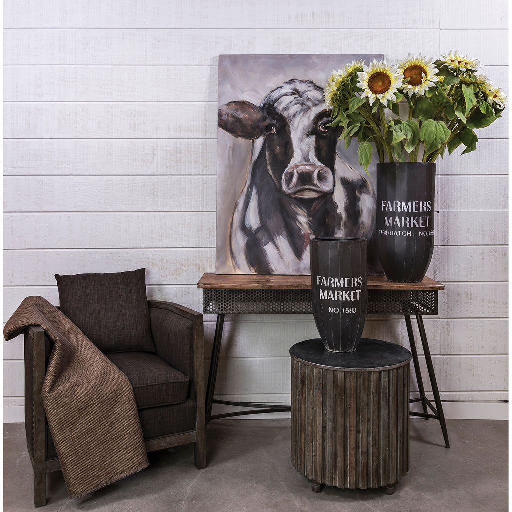 Perf Console Table - Dark Pewter