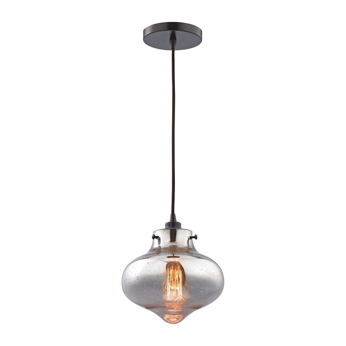 Kelsey 8'' Wide 1-Light Mini Pendant - Oil Rubbed Bronze
