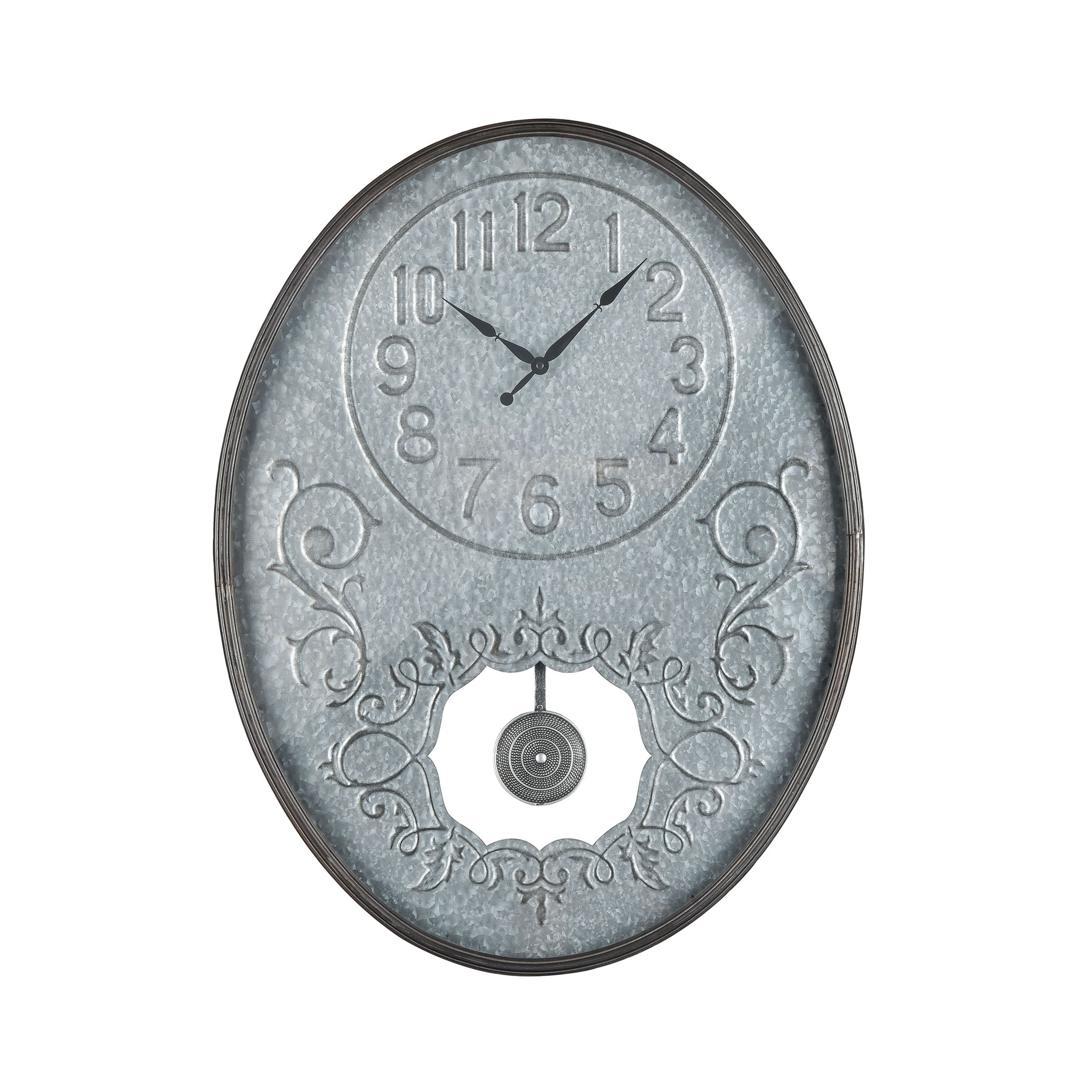 Jane Wall Clock - Galvanized