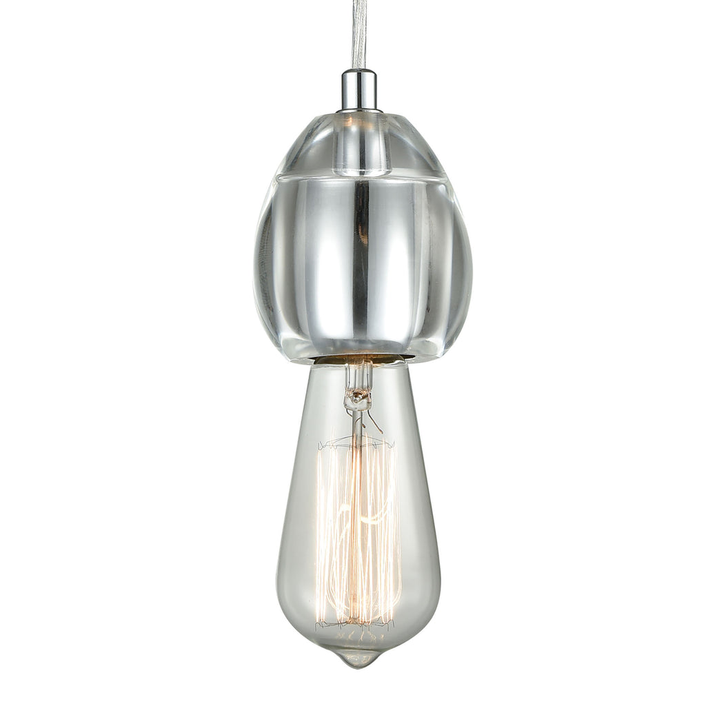 Socketholder 3'' Wide 1-Light Mini Pendant - Polished Chrome 1