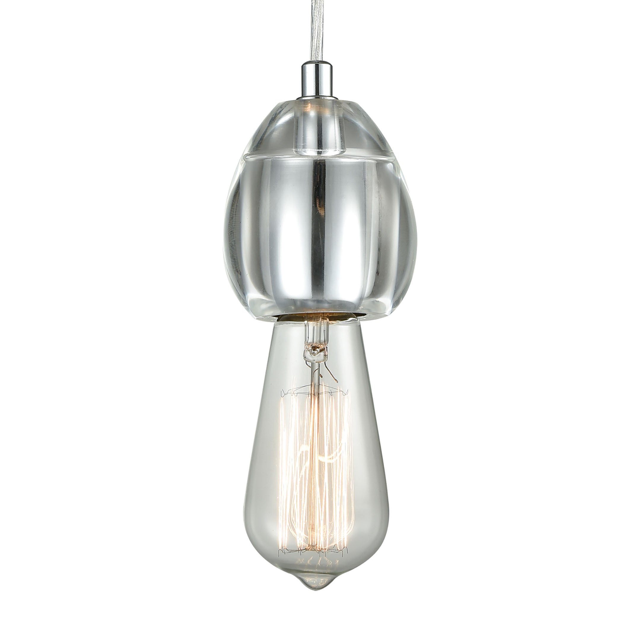 Socketholder 3'' Wide 1-Light Mini Pendant - Polished Chrome 1