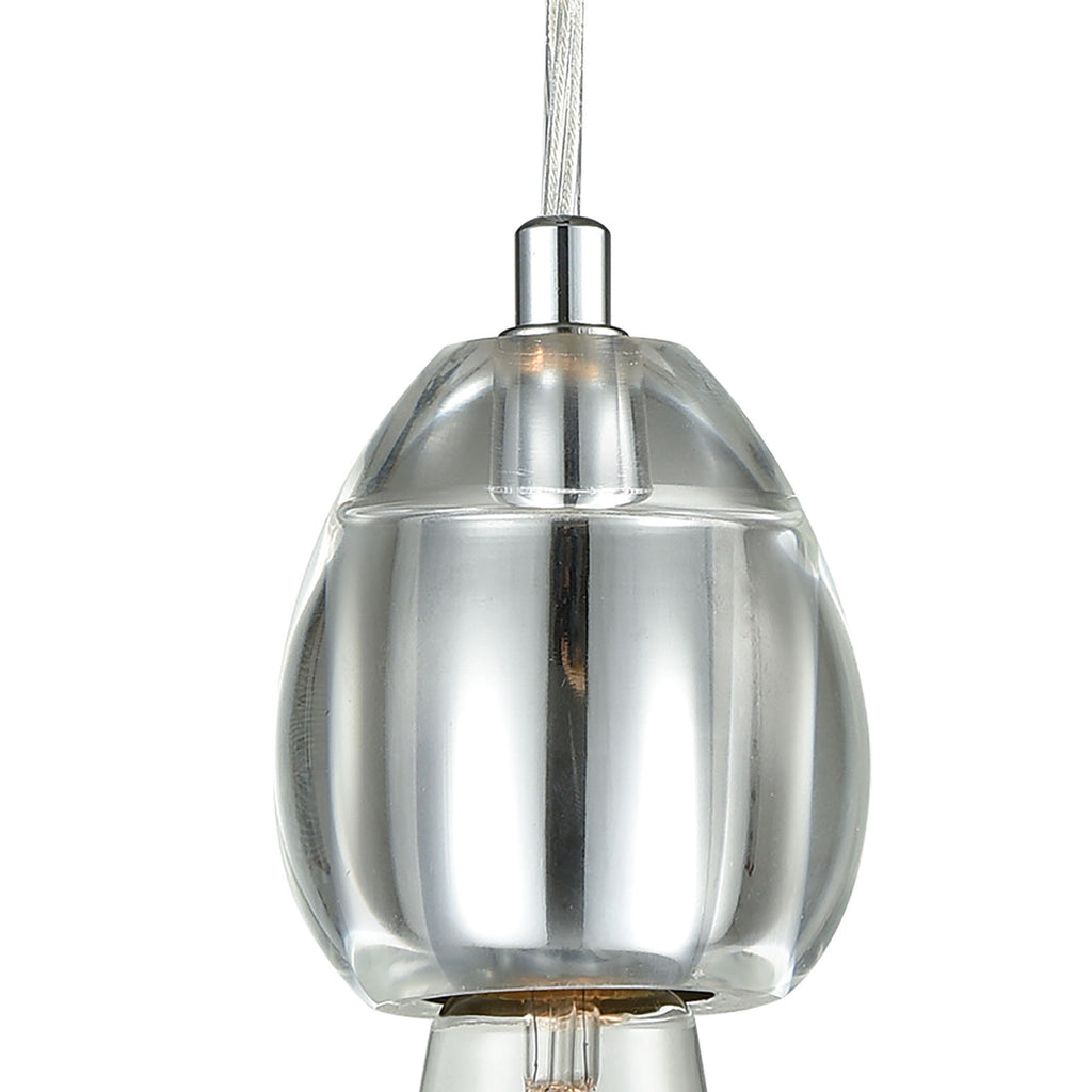 Socketholder 3'' Wide 1-Light Mini Pendant - Polished Chrome 1