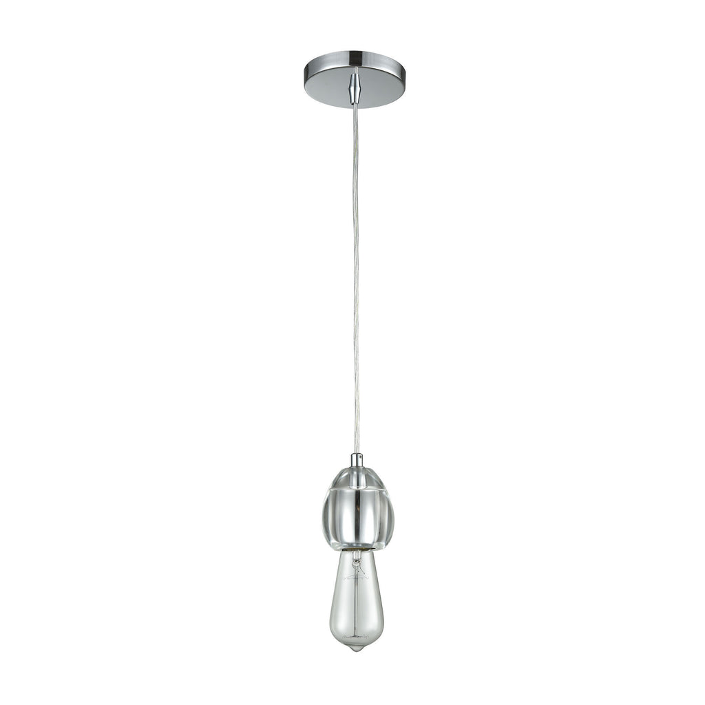 Socketholder 3'' Wide 1-Light Mini Pendant - Polished Chrome 1