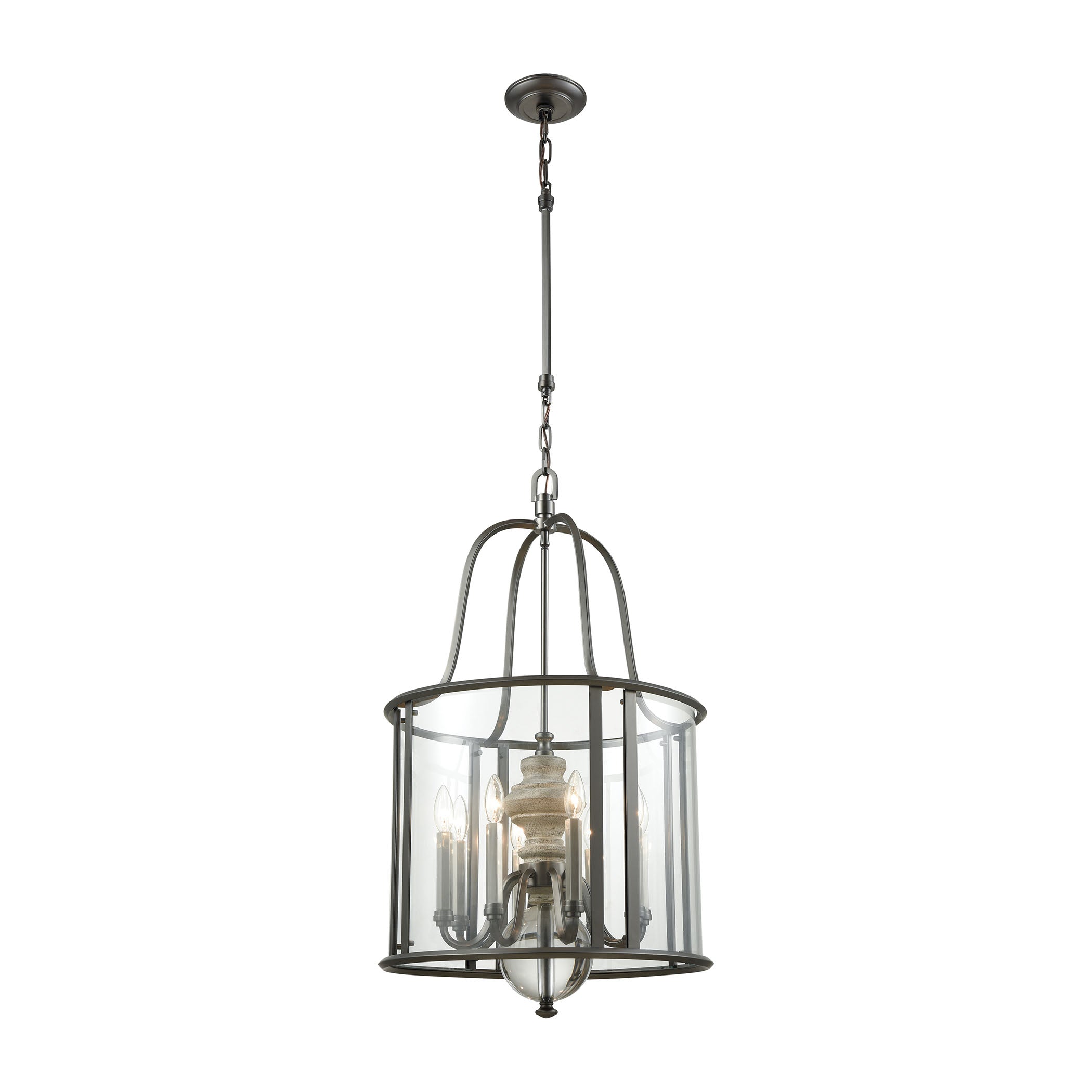 Neo Classica 20'' Wide 8-Light Chandelier - Aged Black