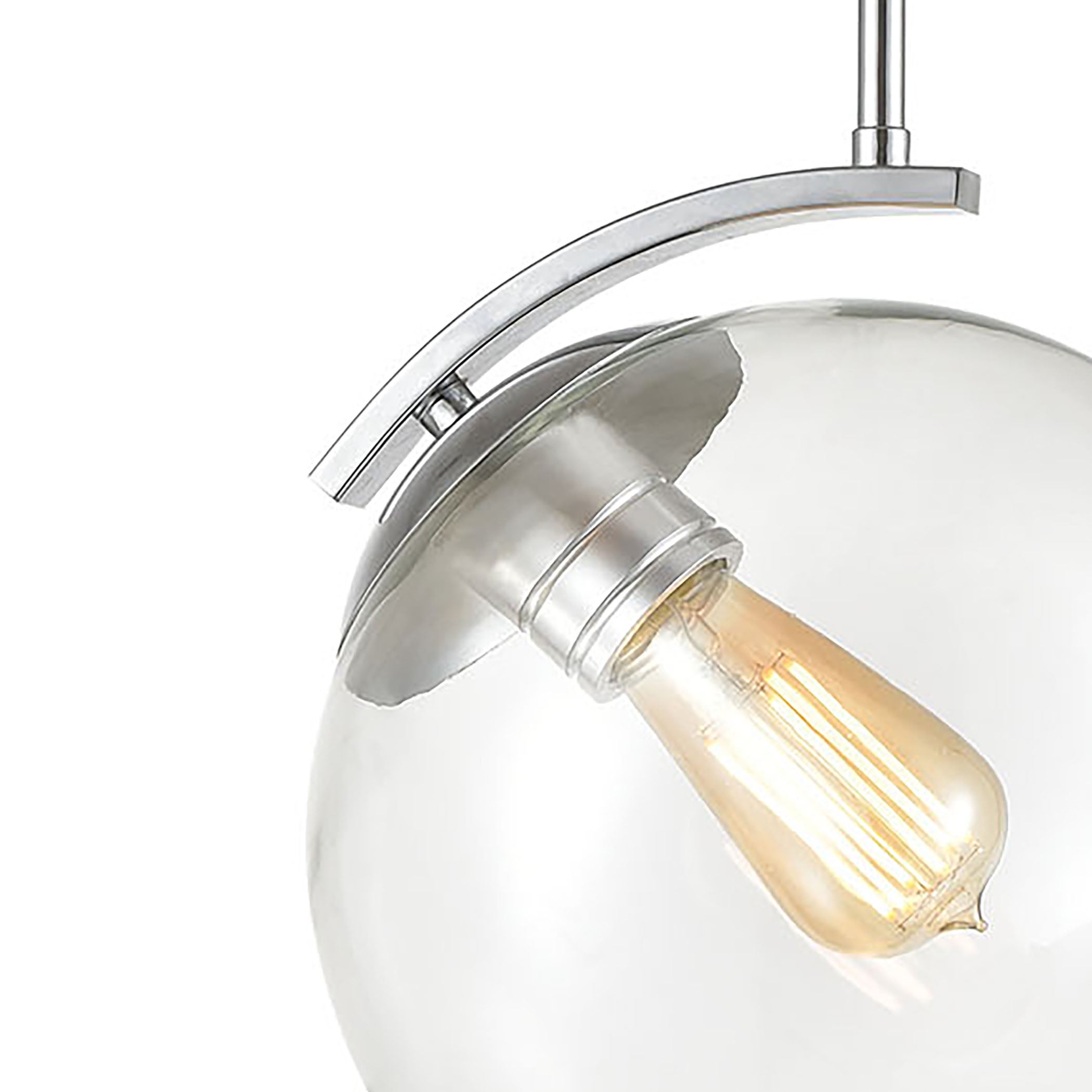 Collective 10'' Wide 1-Light Mini Pendant - Polished Chrome