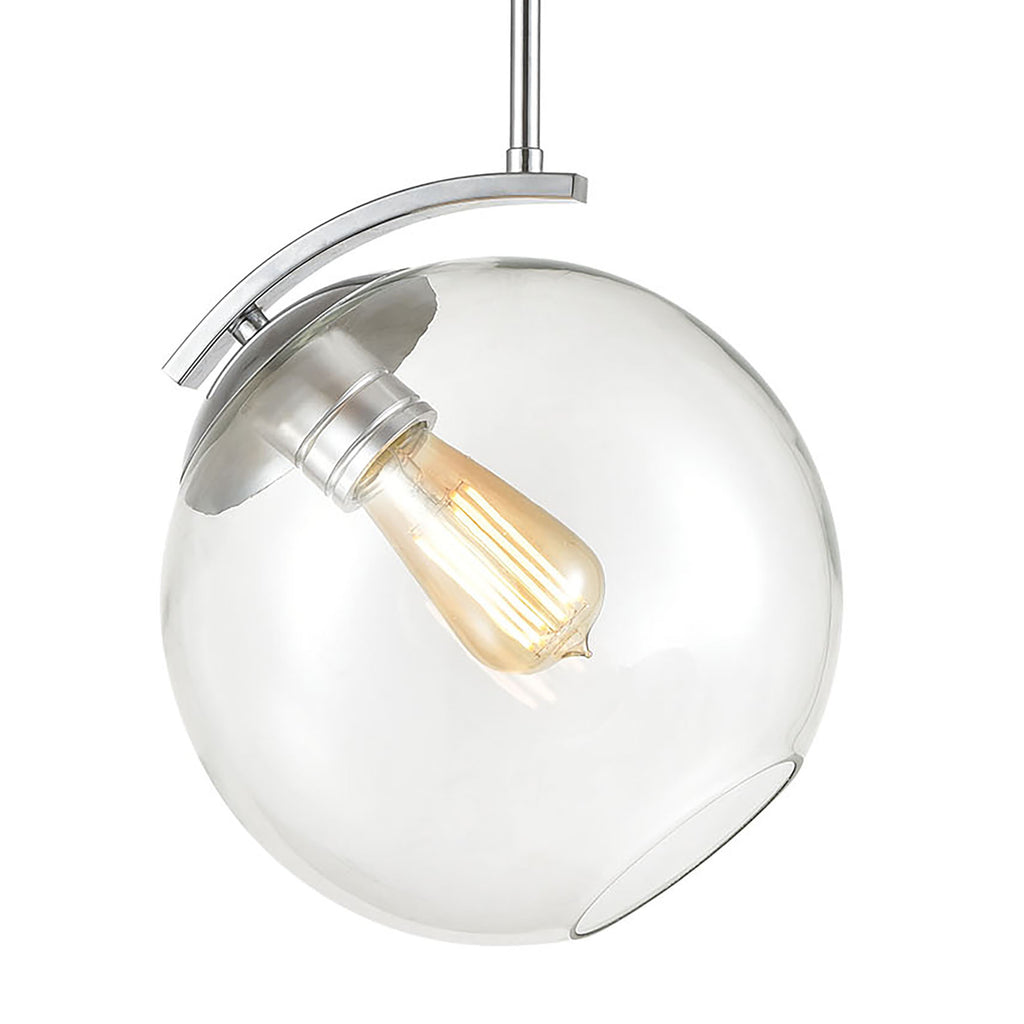Collective 10'' Wide 1-Light Mini Pendant - Polished Chrome