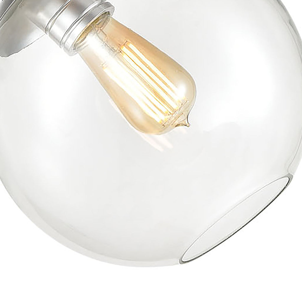 Collective 10'' Wide 1-Light Mini Pendant - Polished Chrome