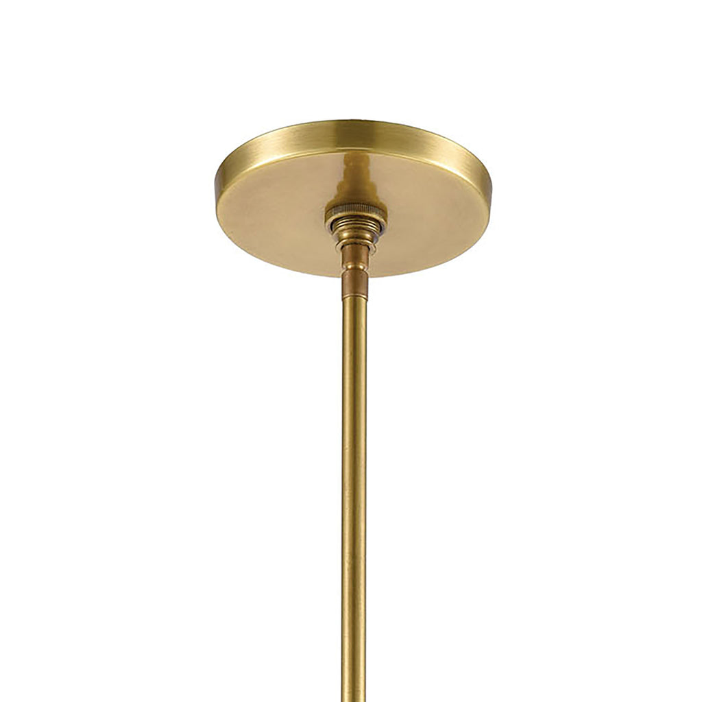 Hyde Park 5'' Wide 1-Light Mini Pendant - Satin Brass