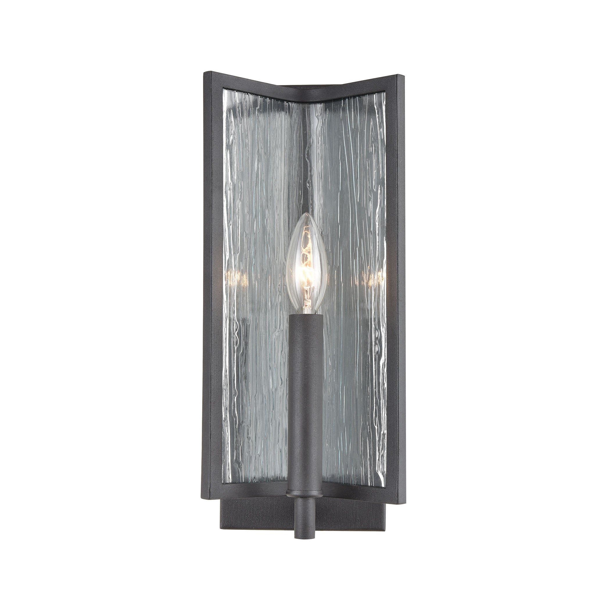 Inversion 14'' High 1-Light Sconce - Charcoal