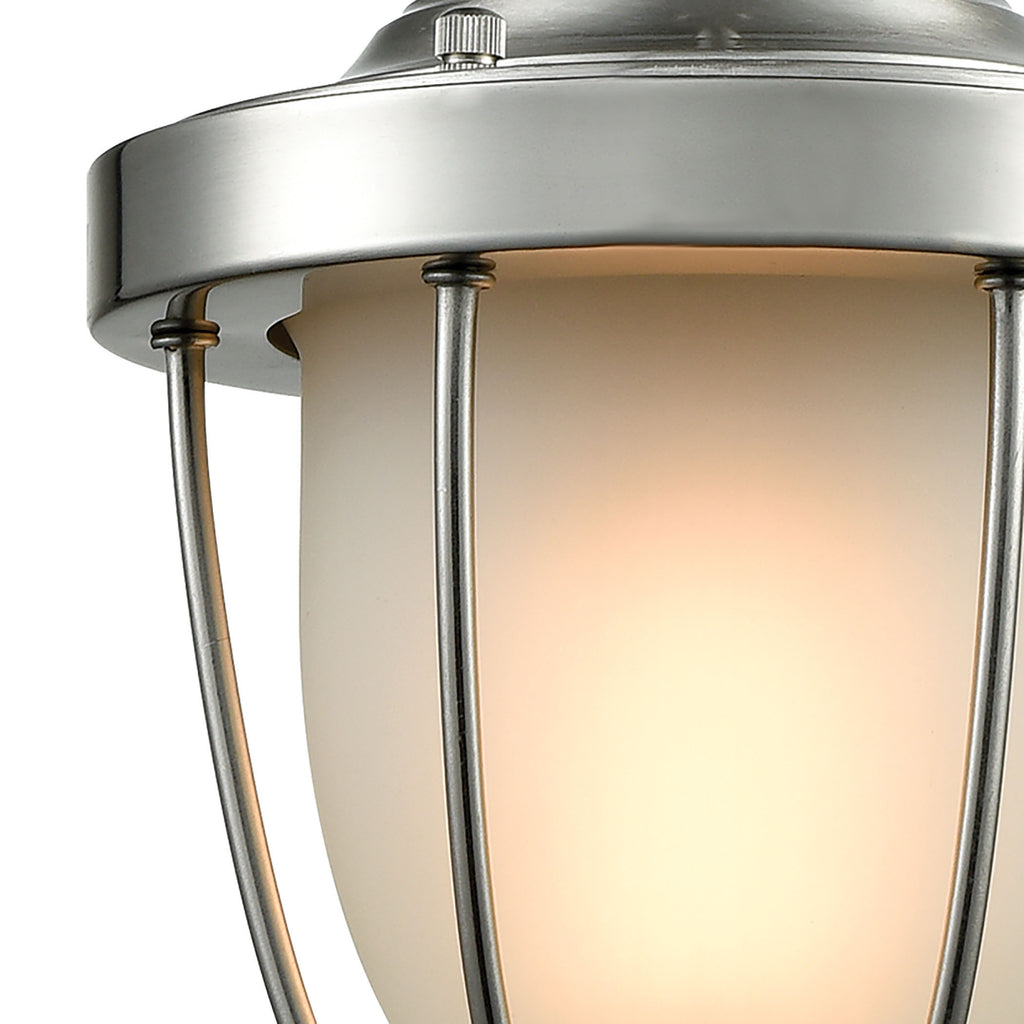 Sturgis 7'' Wide 1-Light Mini Pendant - Satin Nickel