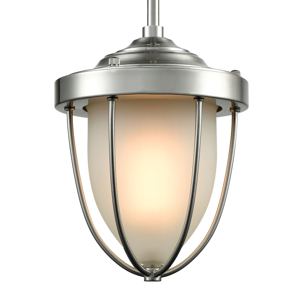 Sturgis 7'' Wide 1-Light Mini Pendant - Satin Nickel