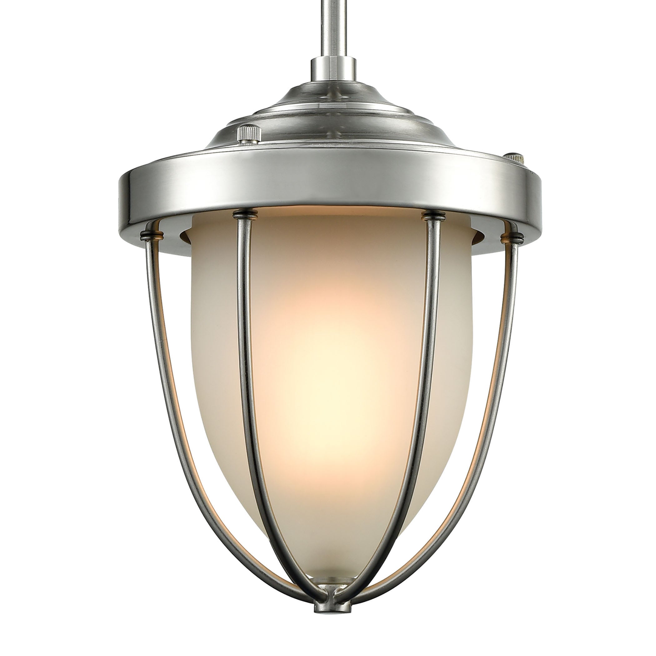 Sturgis 7'' Wide 1-Light Mini Pendant - Satin Nickel