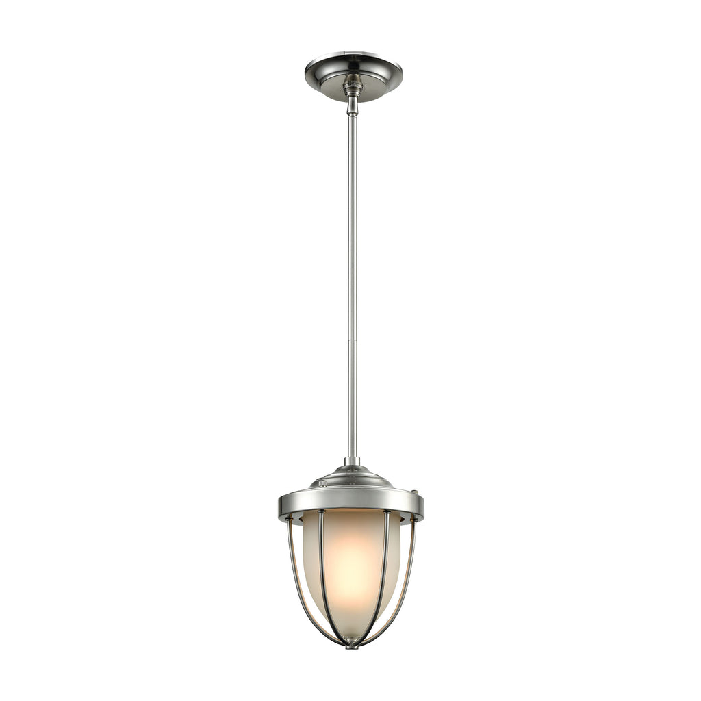 Sturgis 7'' Wide 1-Light Mini Pendant - Satin Nickel