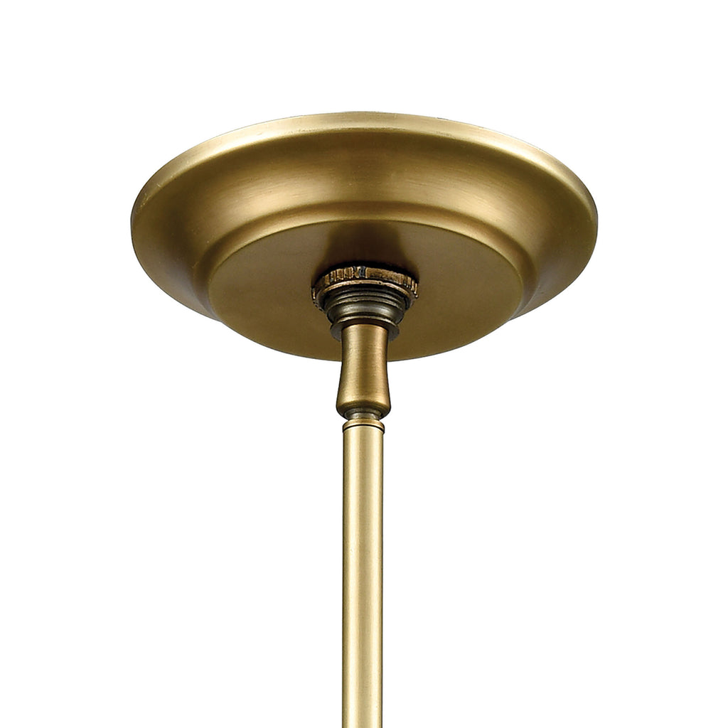 Sturgis 7'' Wide 1-Light Mini Pendant - Satin Brass
