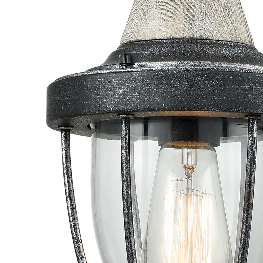 Sturgis 7'' Wide 1-Light Mini Pendant - Silvered Graphite