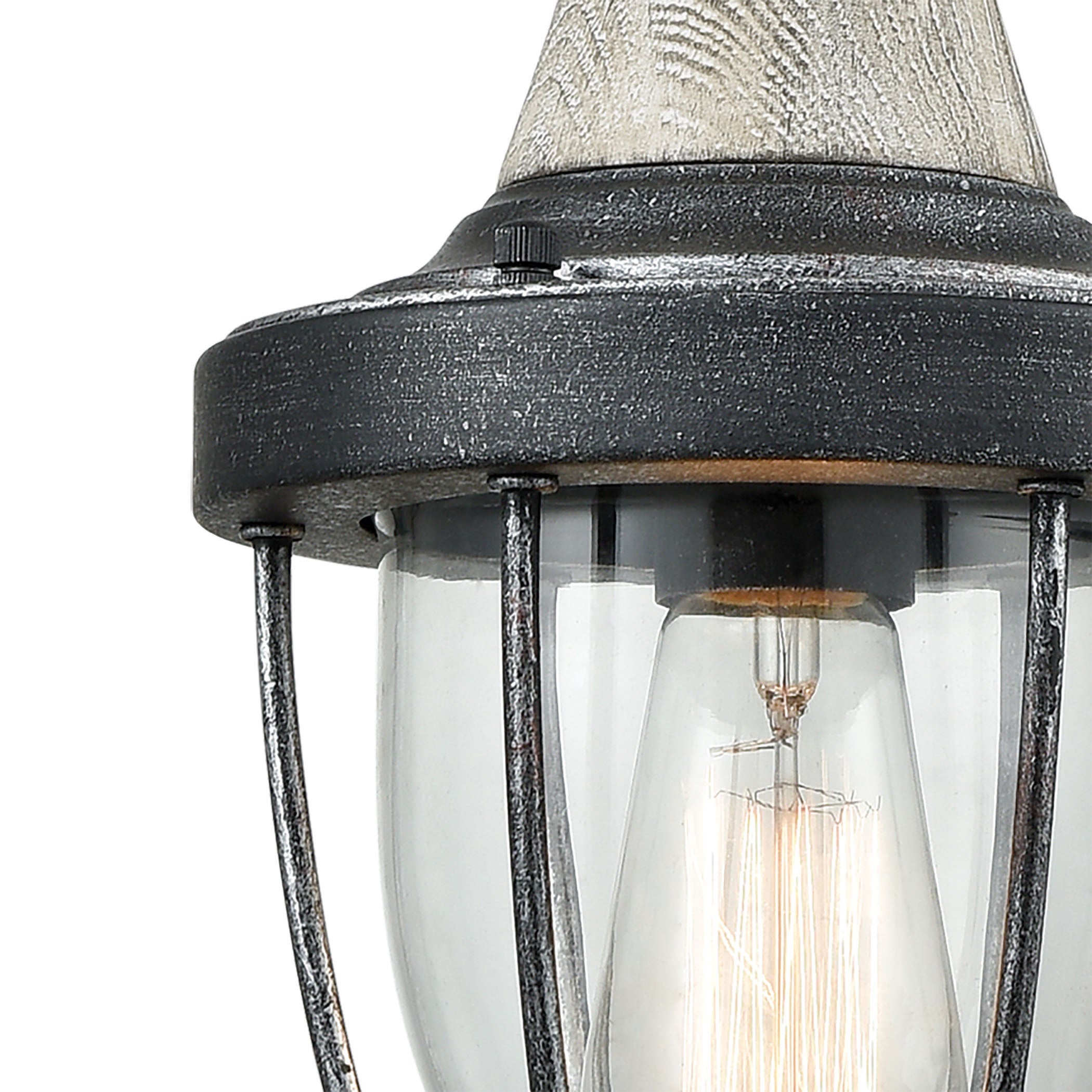 Sturgis 7'' Wide 1-Light Mini Pendant - Silvered Graphite