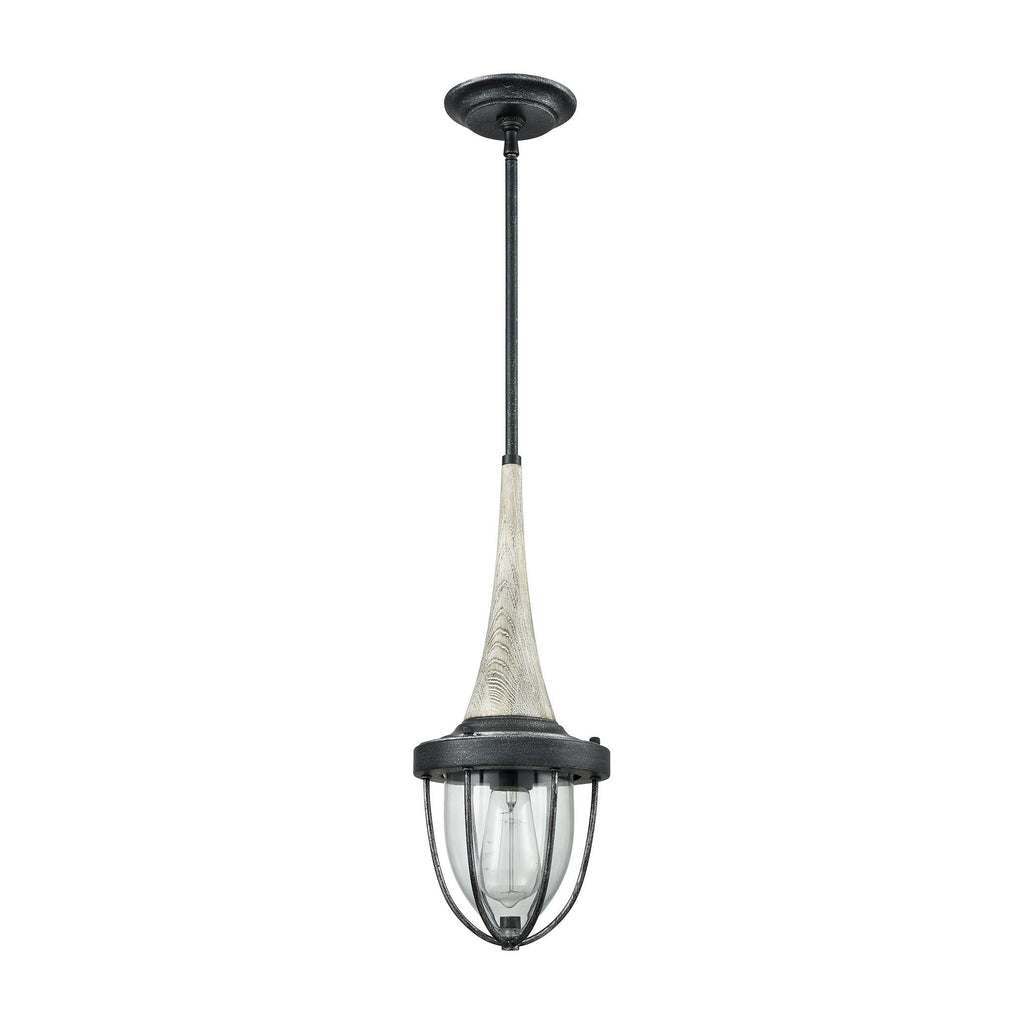 Sturgis 7'' Wide 1-Light Mini Pendant - Silvered Graphite