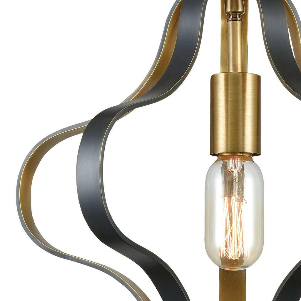 Janis 14'' Wide 1-Light Pendant - Aged Bronze