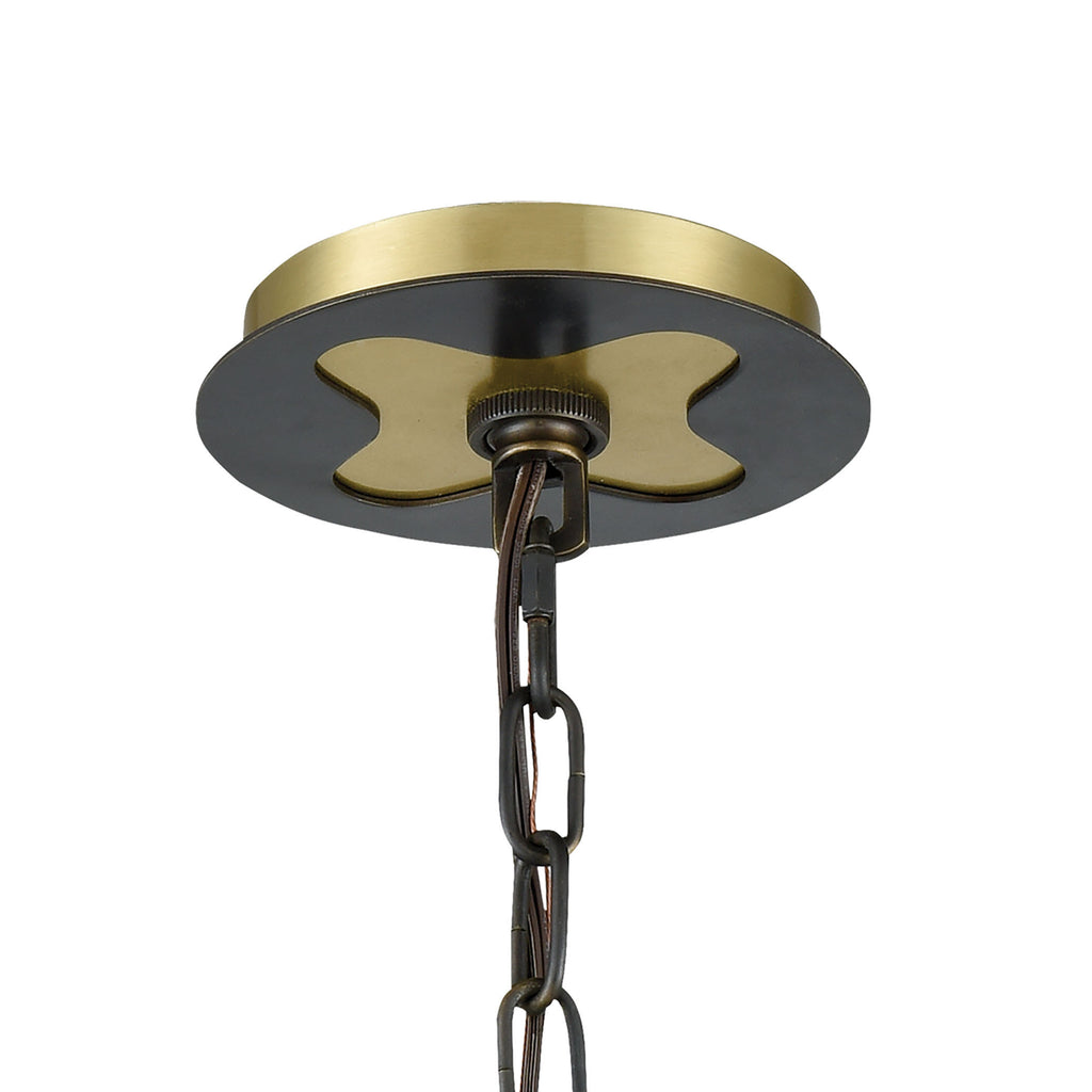 Janis 14'' Wide 1-Light Pendant - Aged Bronze