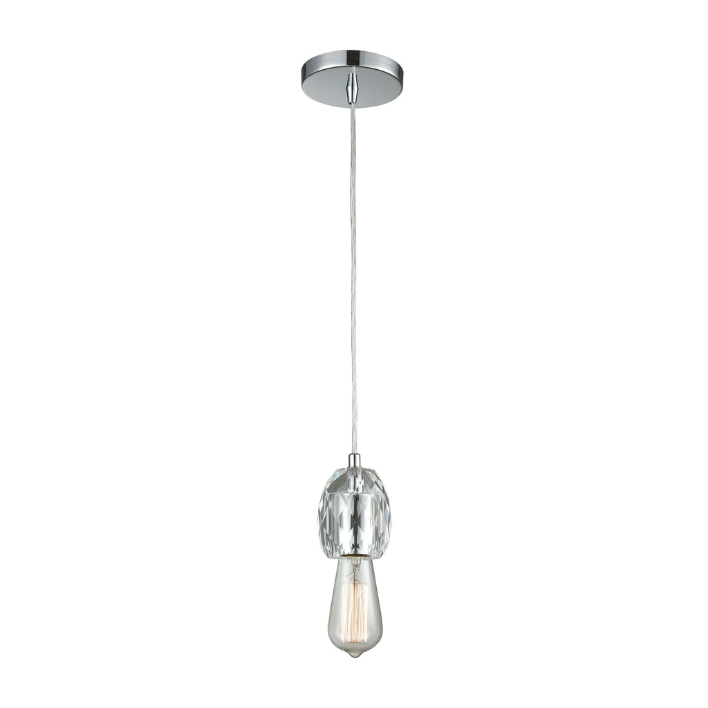 Socketholder 3'' Wide 1-Light Mini Pendant - Polished Chrome 2