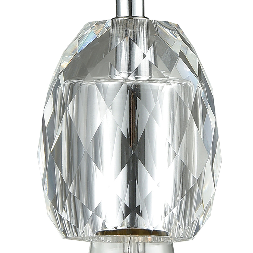 Socketholder 3'' Wide 1-Light Mini Pendant - Polished Chrome 2
