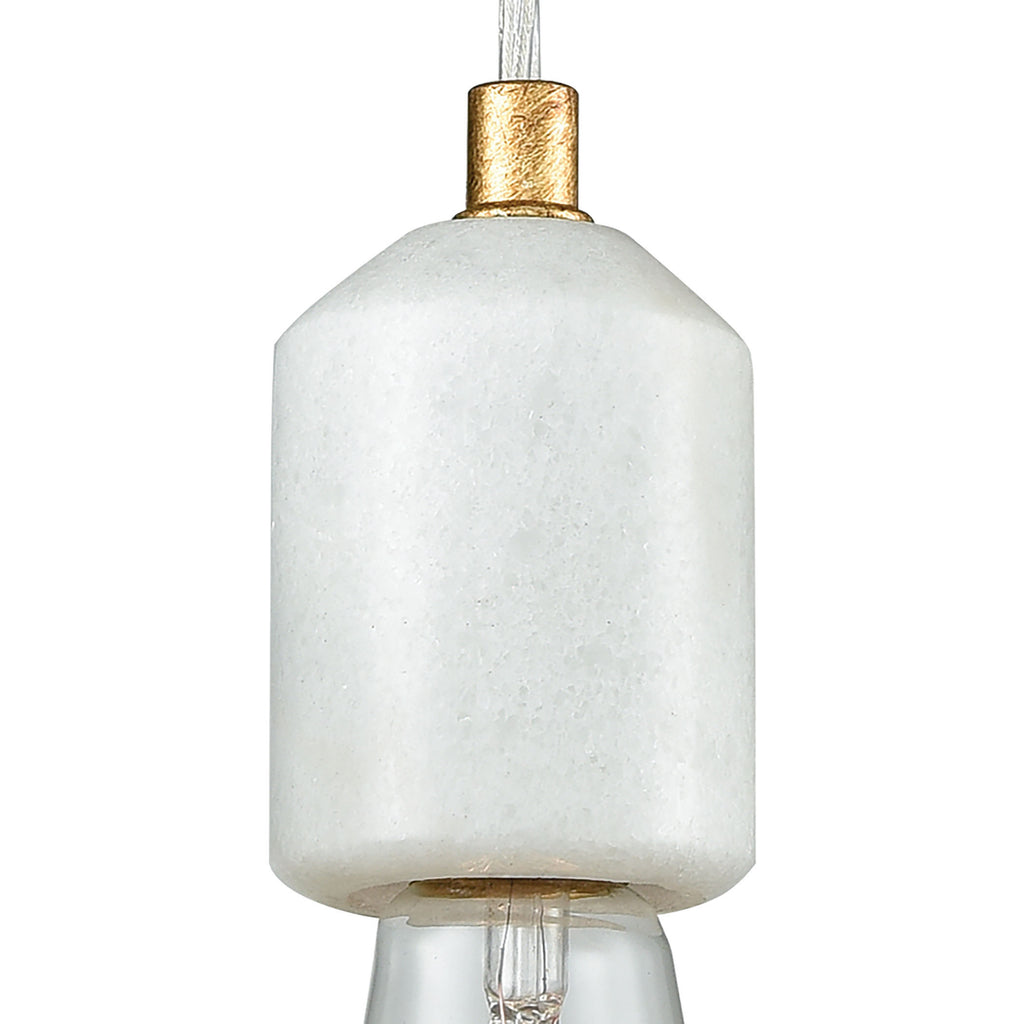 Socketholder 2'' Wide 1-Light Mini Pendant - Antique Gold Leaf