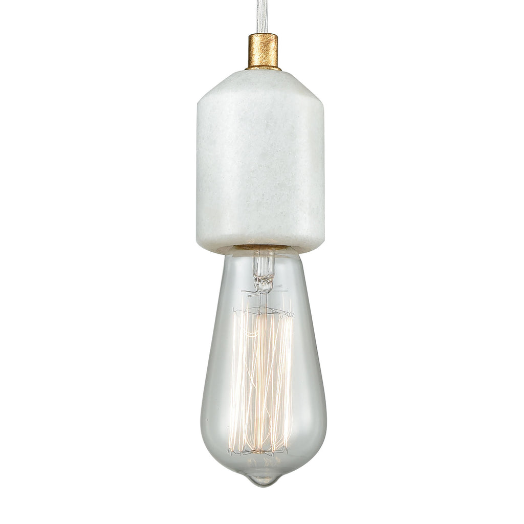 Socketholder 2'' Wide 1-Light Mini Pendant - Antique Gold Leaf