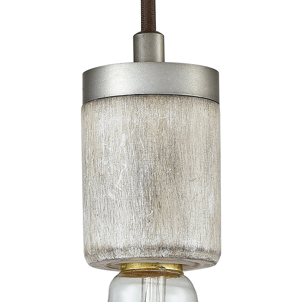 Socketholder 2'' Wide 1-Light Mini Pendant - Weathered Zinc