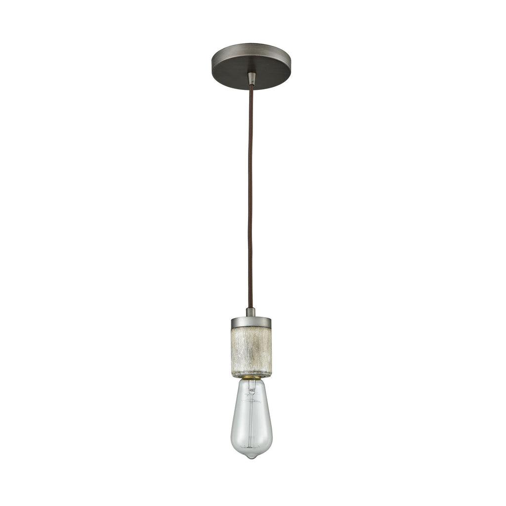 Socketholder 2'' Wide 1-Light Mini Pendant - Weathered Zinc