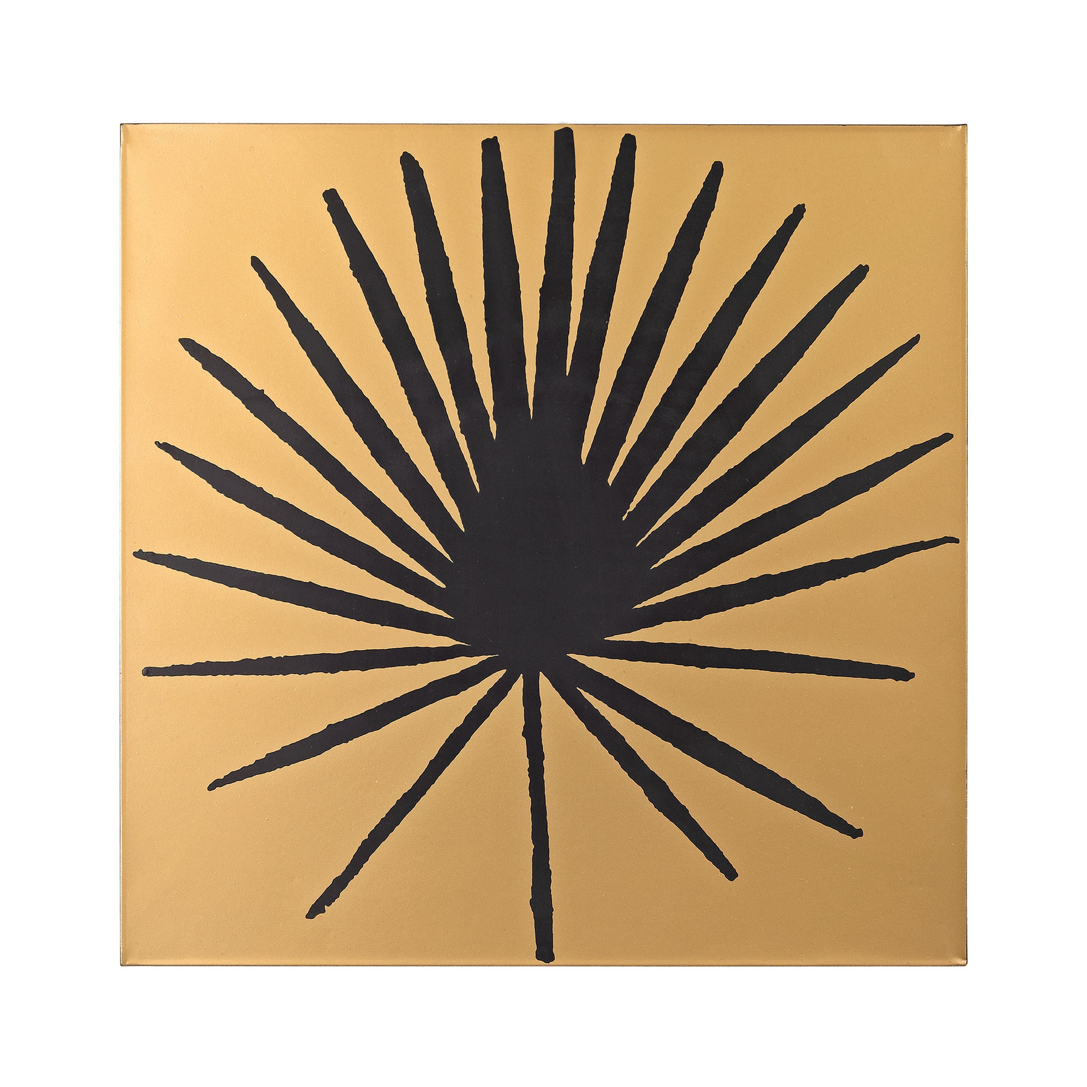Frond Wall Art - Gold