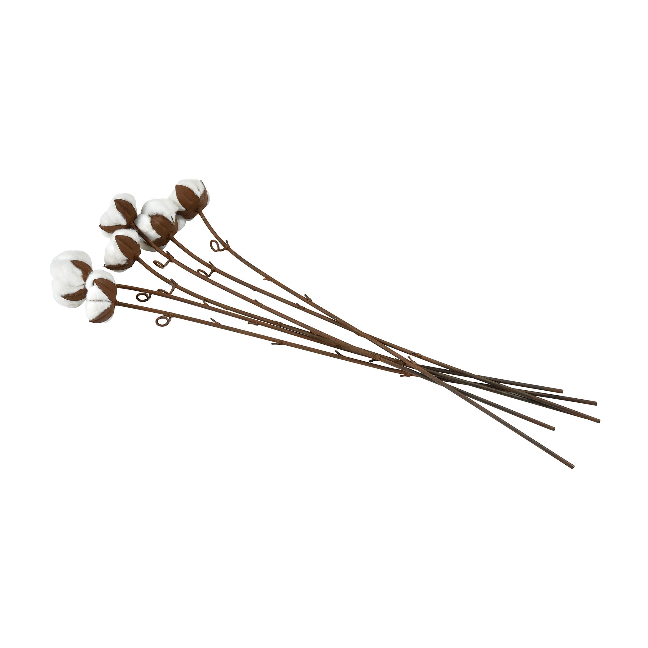 Graceland Cotton Object - Set of 6 Small Rust