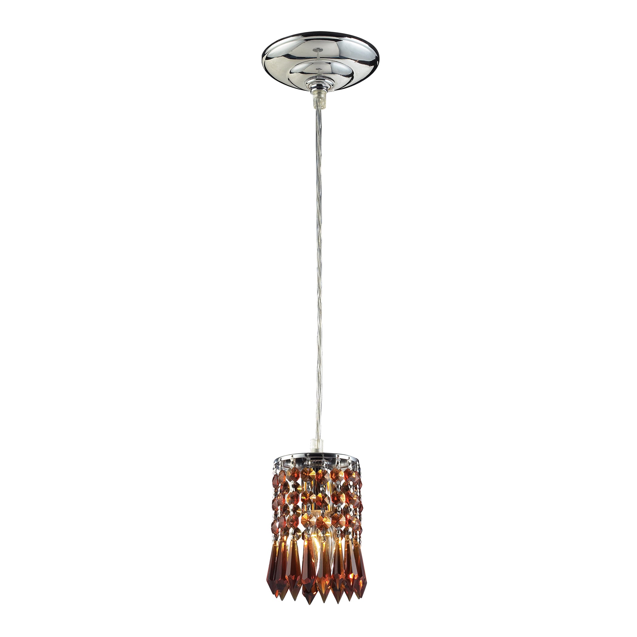 Optix 4'' Wide 1-Light Pendant - Polished Chrome