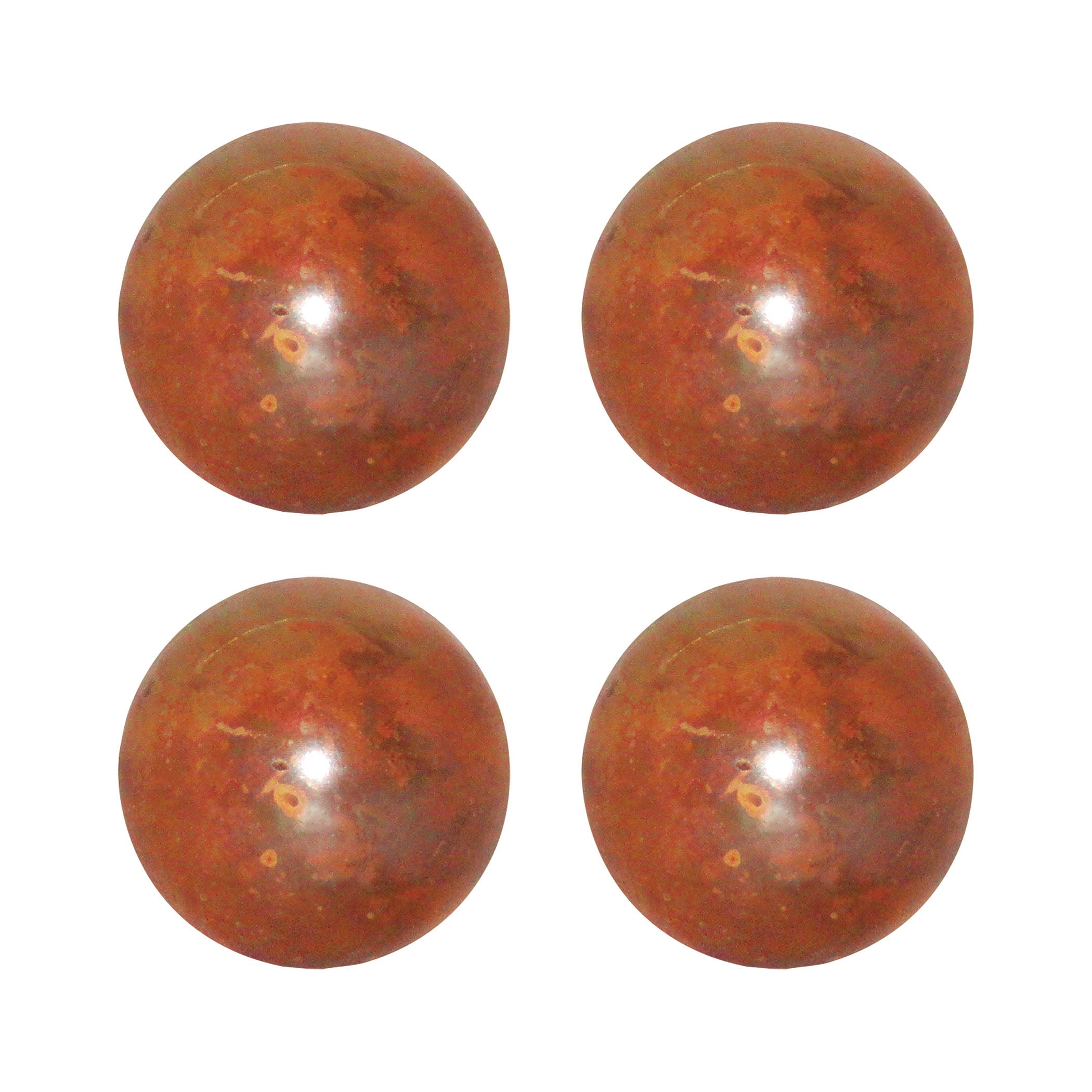 Bali Orb - Set of 4 Burned Copper