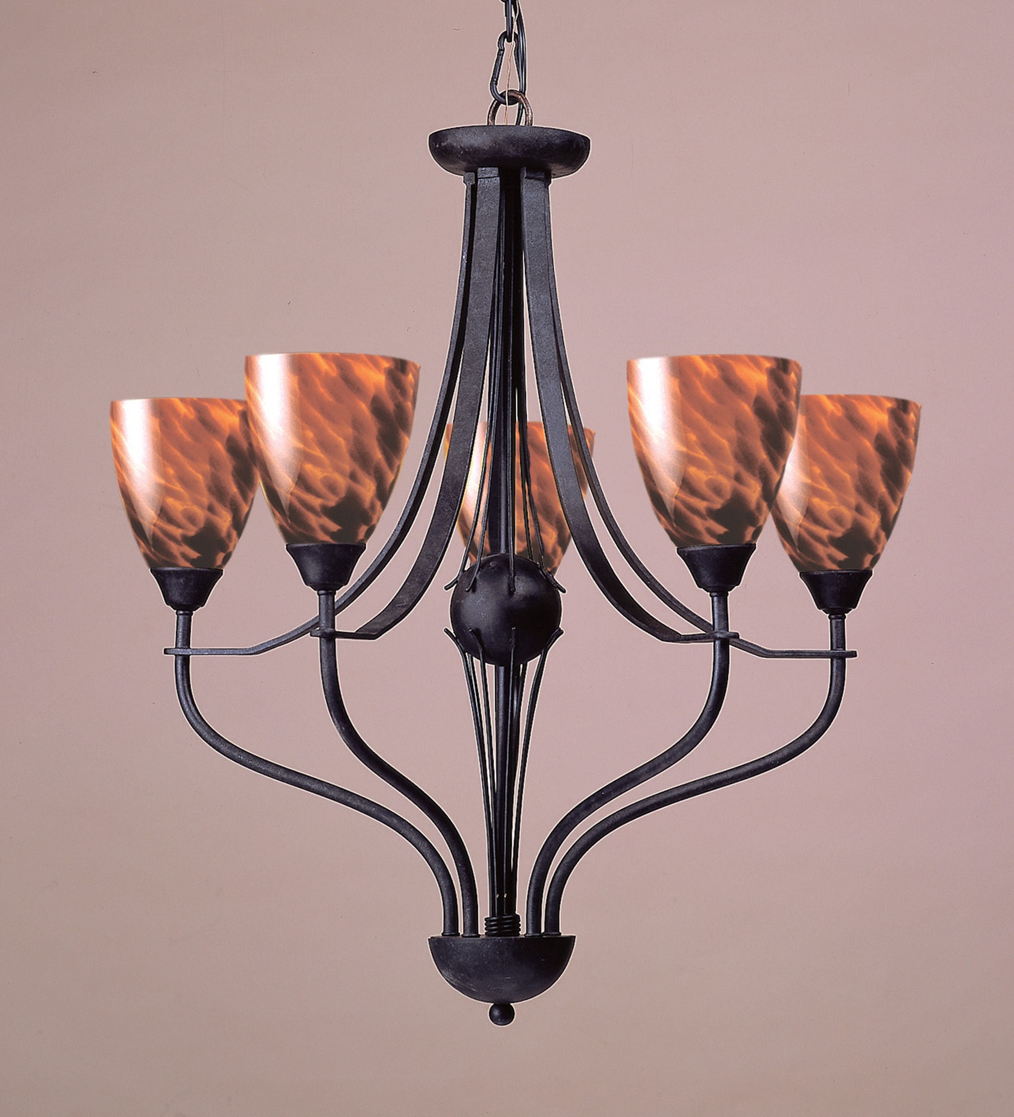 Classico 26'' Wide 5-Light Chandelier - Espresso