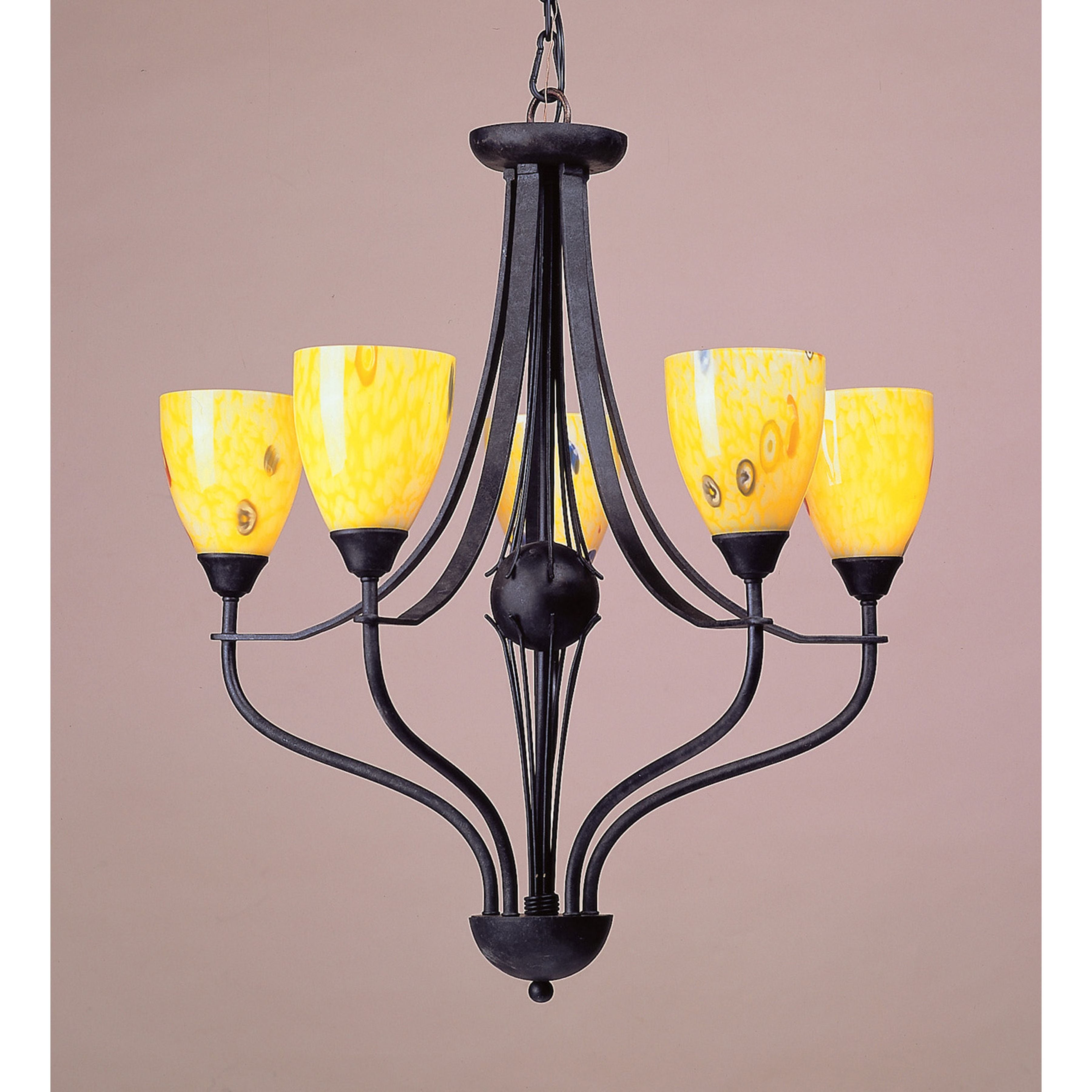 Classico 26'' Wide 5-Light Chandelier - Yellow