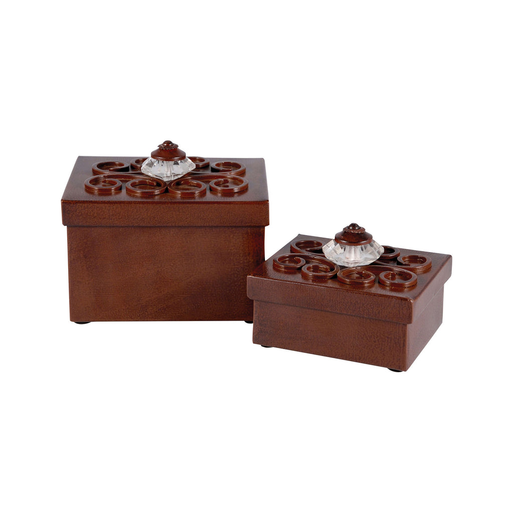 Montana Box - Set of 2 Brown