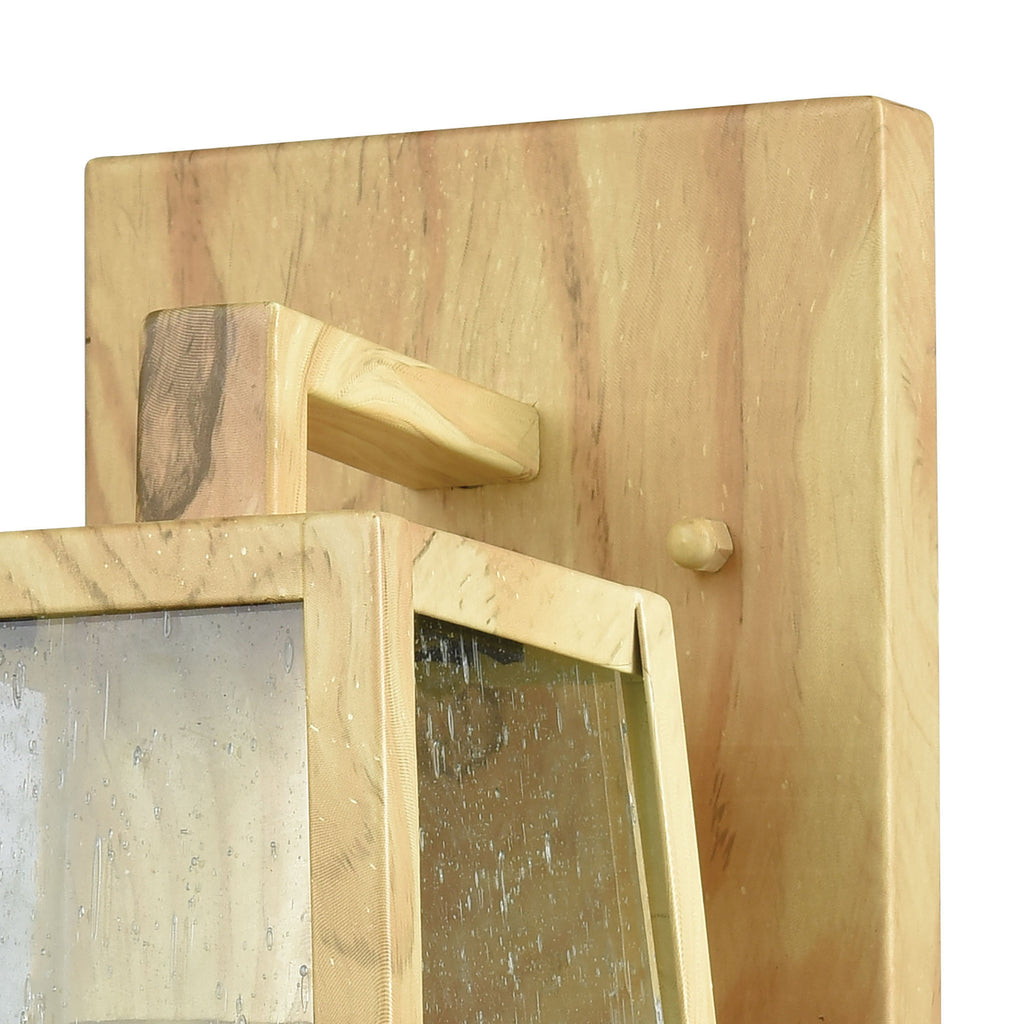 Meditterano 12'' High 1-Light Outdoor Sconce - Brown