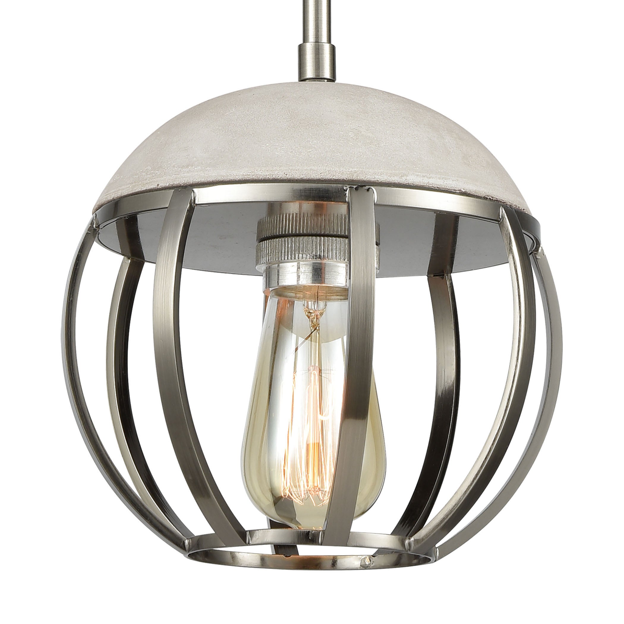 Urban Form 8'' Wide 1-Light Mini Pendant - Black