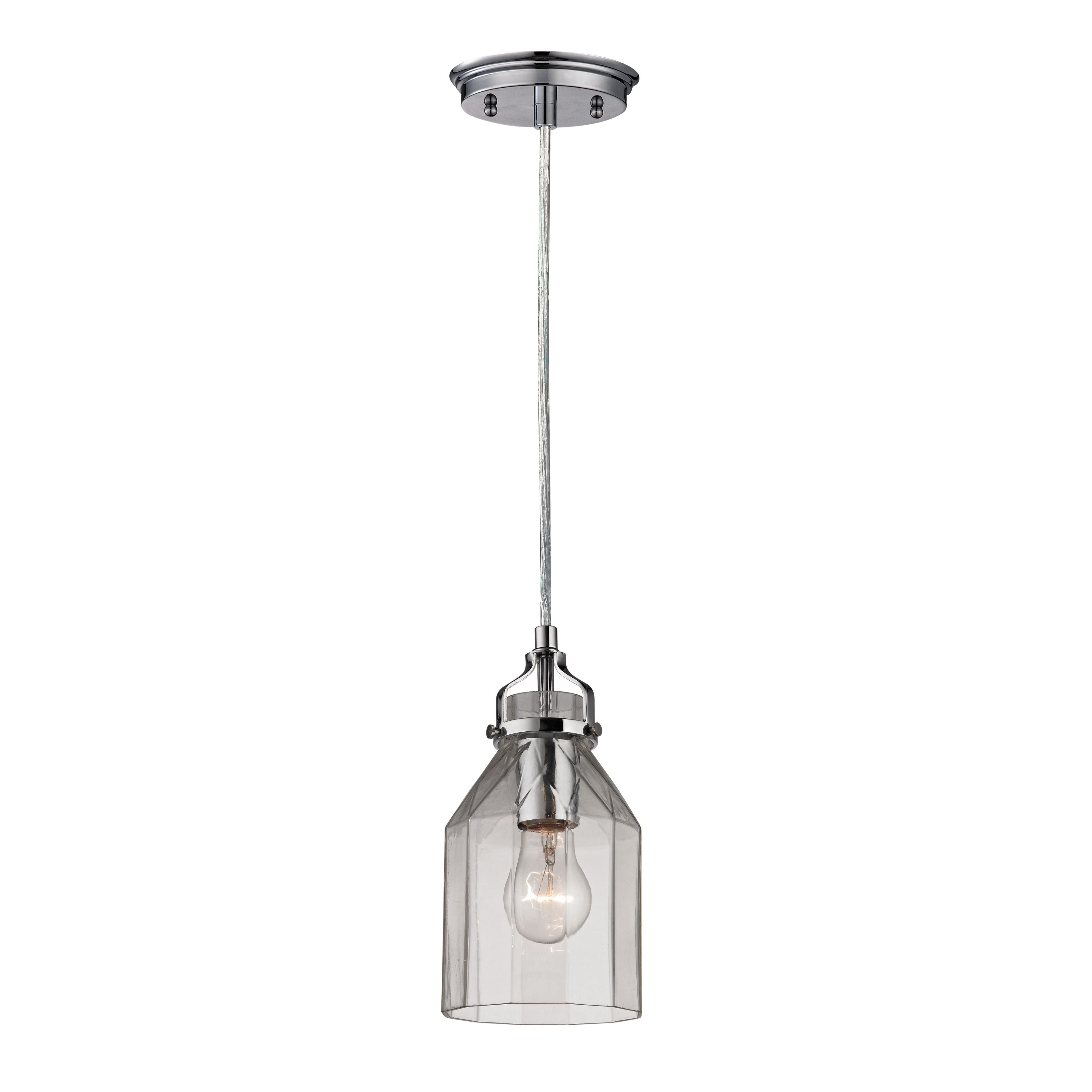 Danica 5'' Wide 1-Light Pendant - Clear