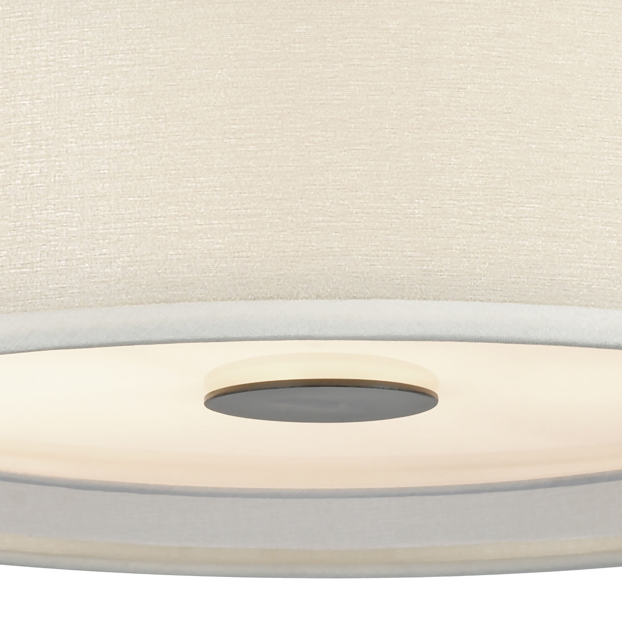 Ashland 12'' Wide 2-Light Semi Flush Mount - Matte Black