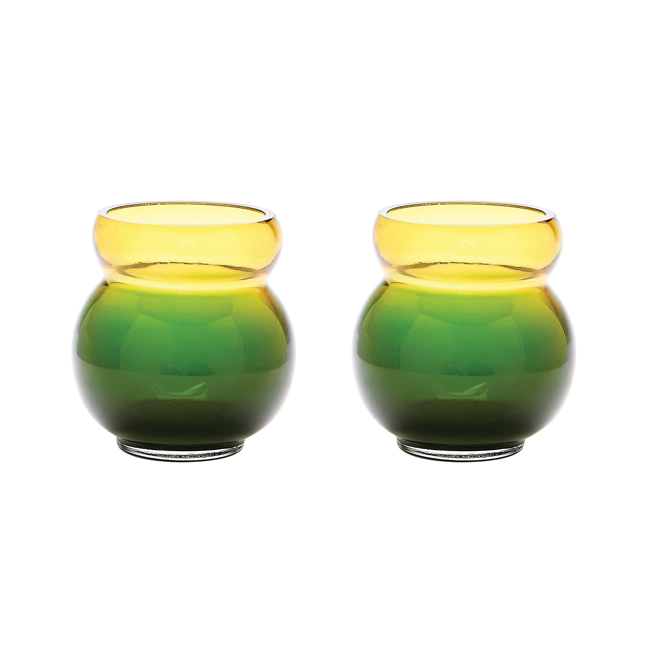 Field Candleholder - Set of 2 Green