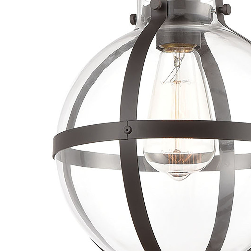 Cusp 9'' Wide 1-Light Mini Pendant - Oil Rubbed Bronze