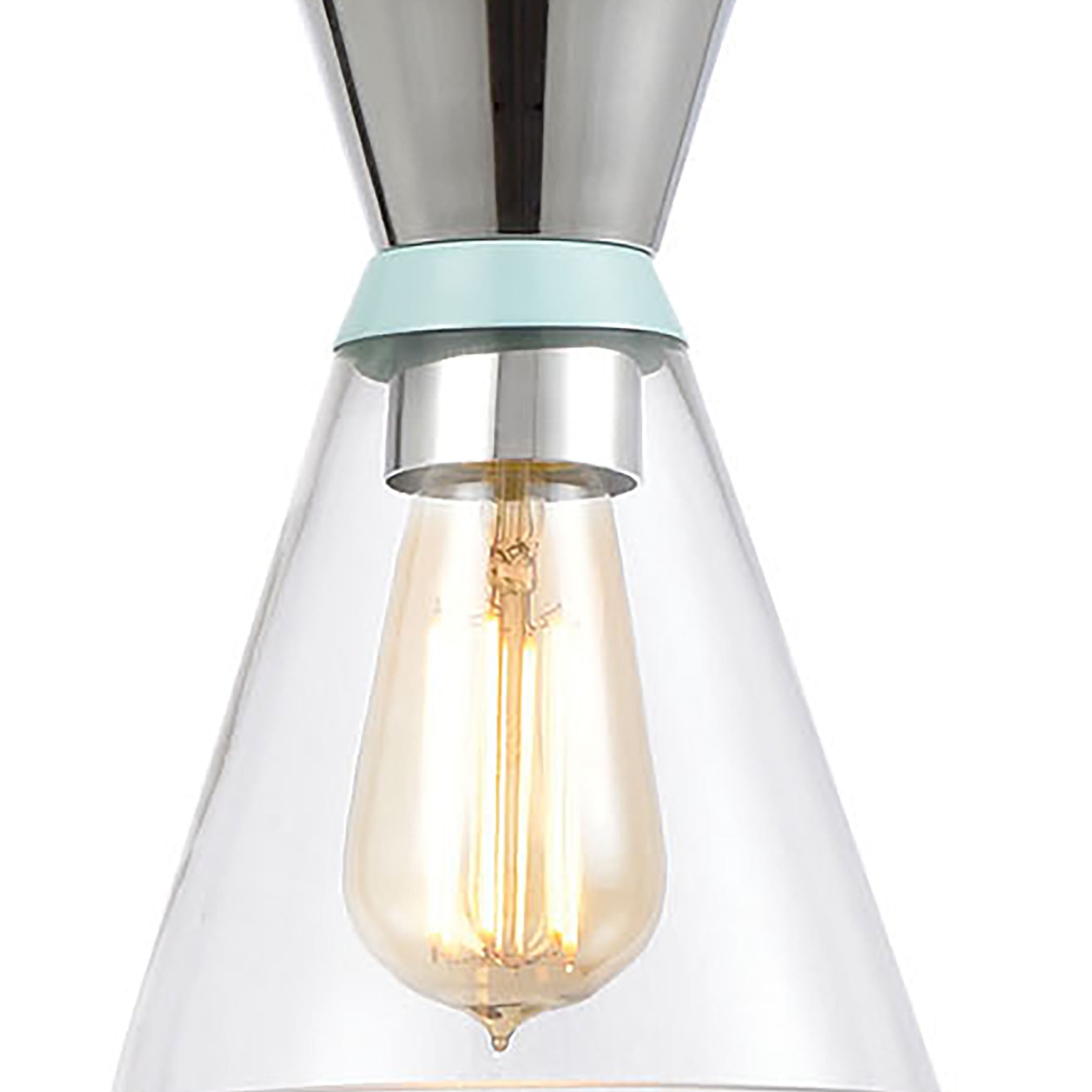 Modley 6'' Wide 1-Light Mini Pendant - Aqua