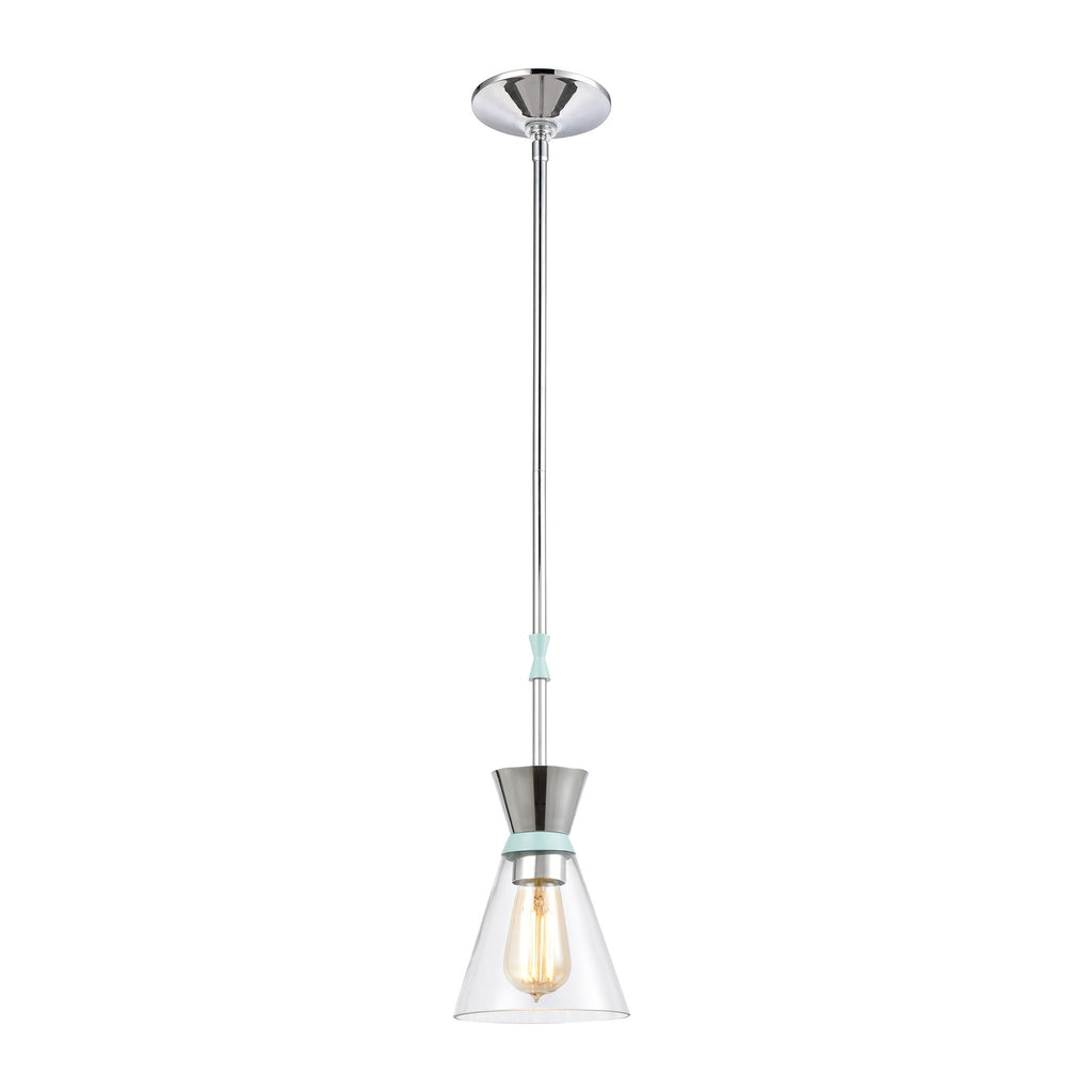 Modley 6'' Wide 1-Light Mini Pendant - Aqua